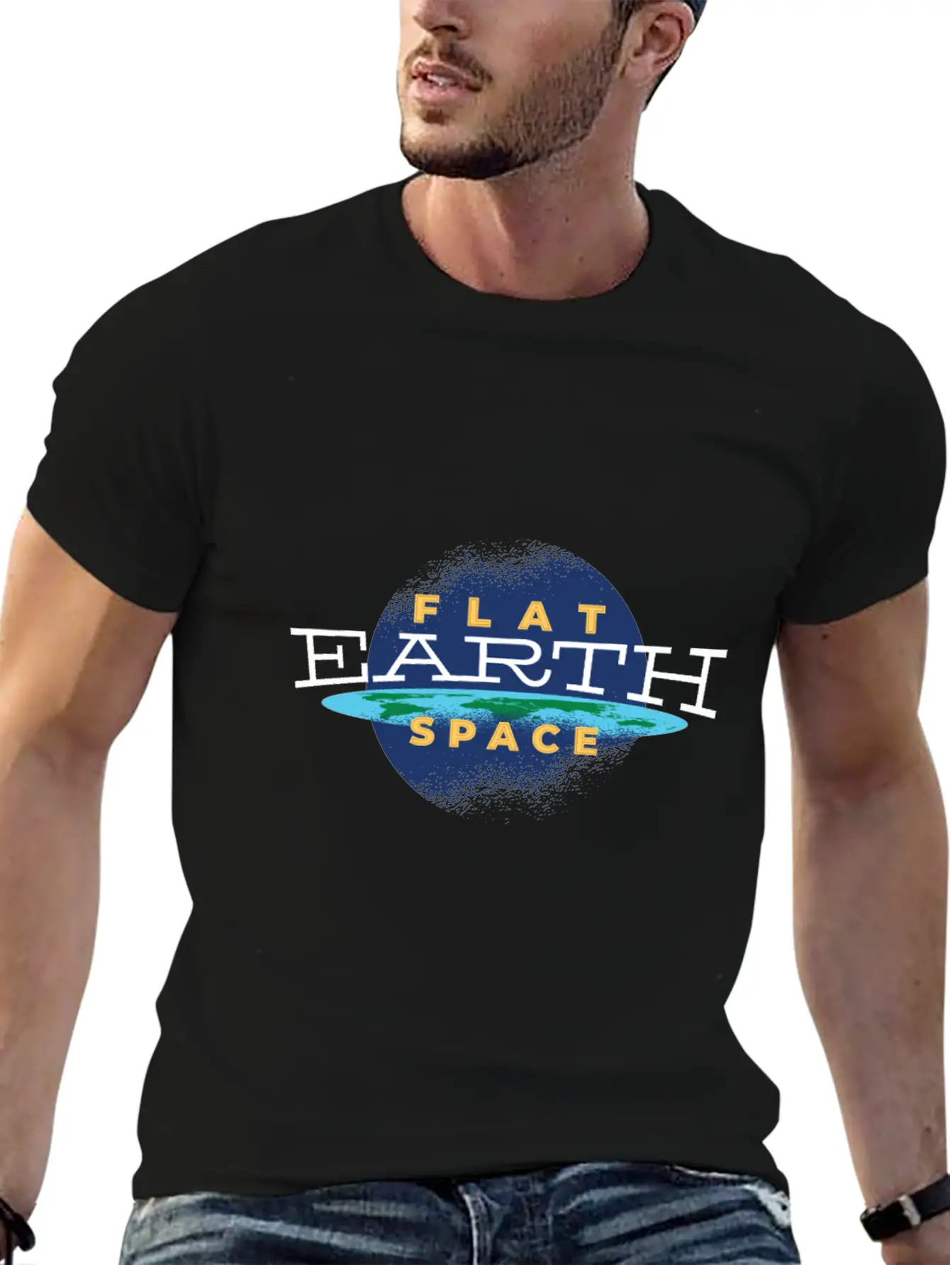Flat Earth Shirt Stylish Everyday T-Shirt – Unisex Basic Cotton Tee