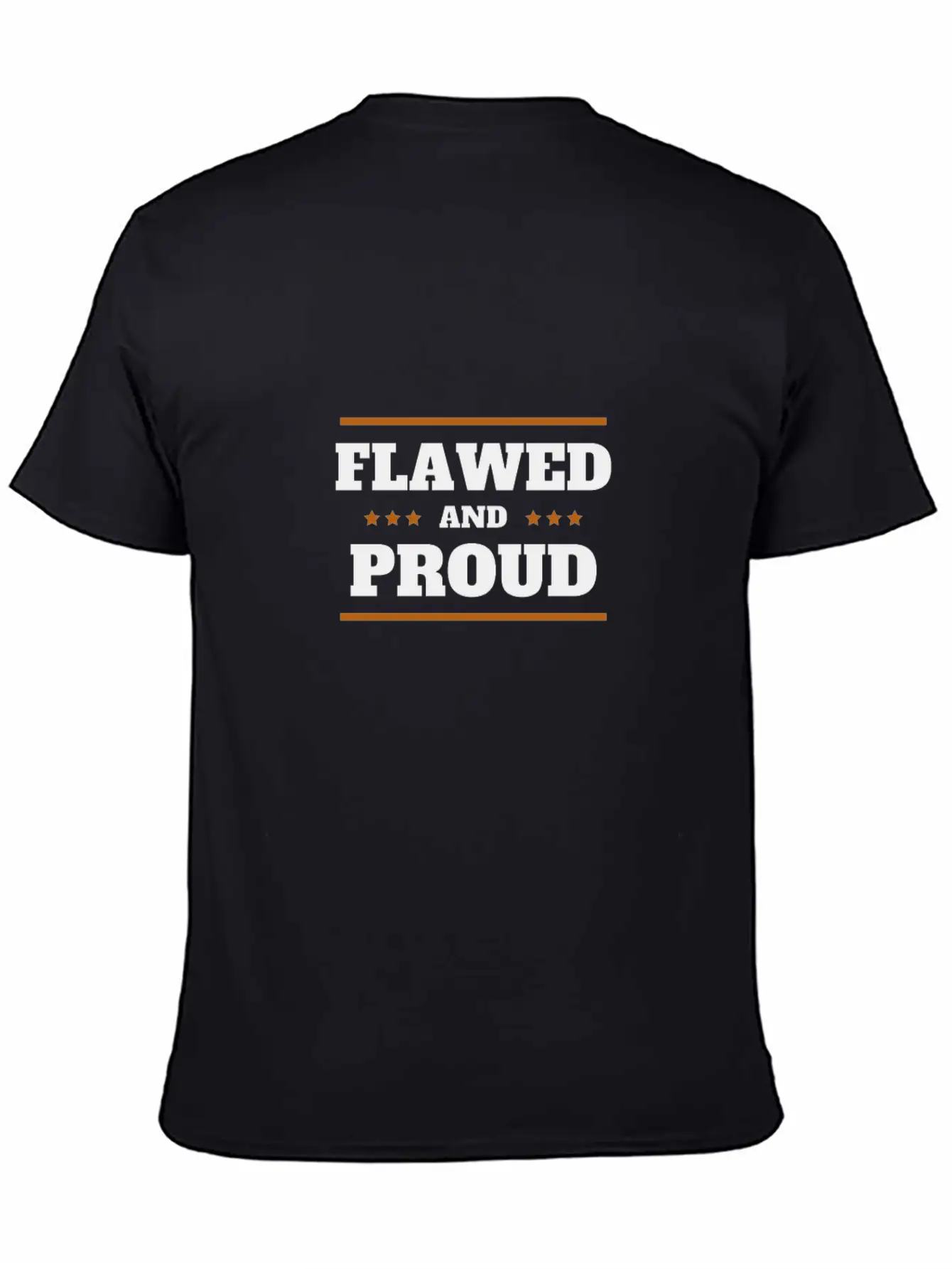 Flawed And Proud Unisex Casual T-Shirt – Clean Design For Daily Comfort