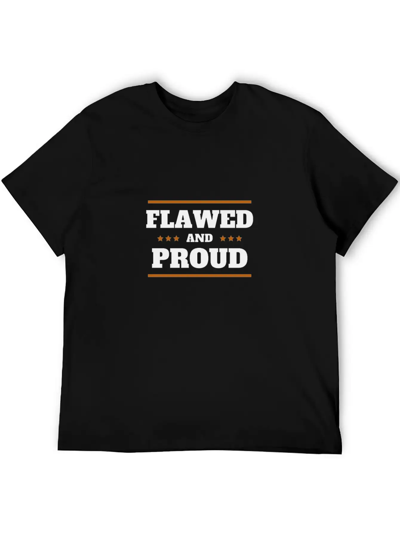 Flawed And Proud Unisex Casual T-Shirt – Clean Design For Daily Comfort