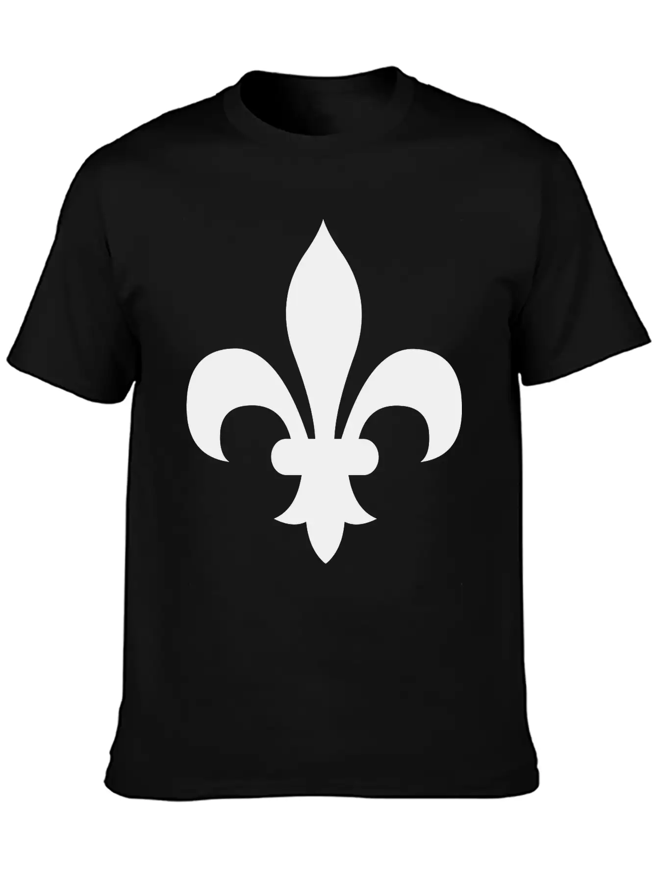Fleur De Lis Basic Graphic T-Shirt – Daily Comfort In Soft Cotton