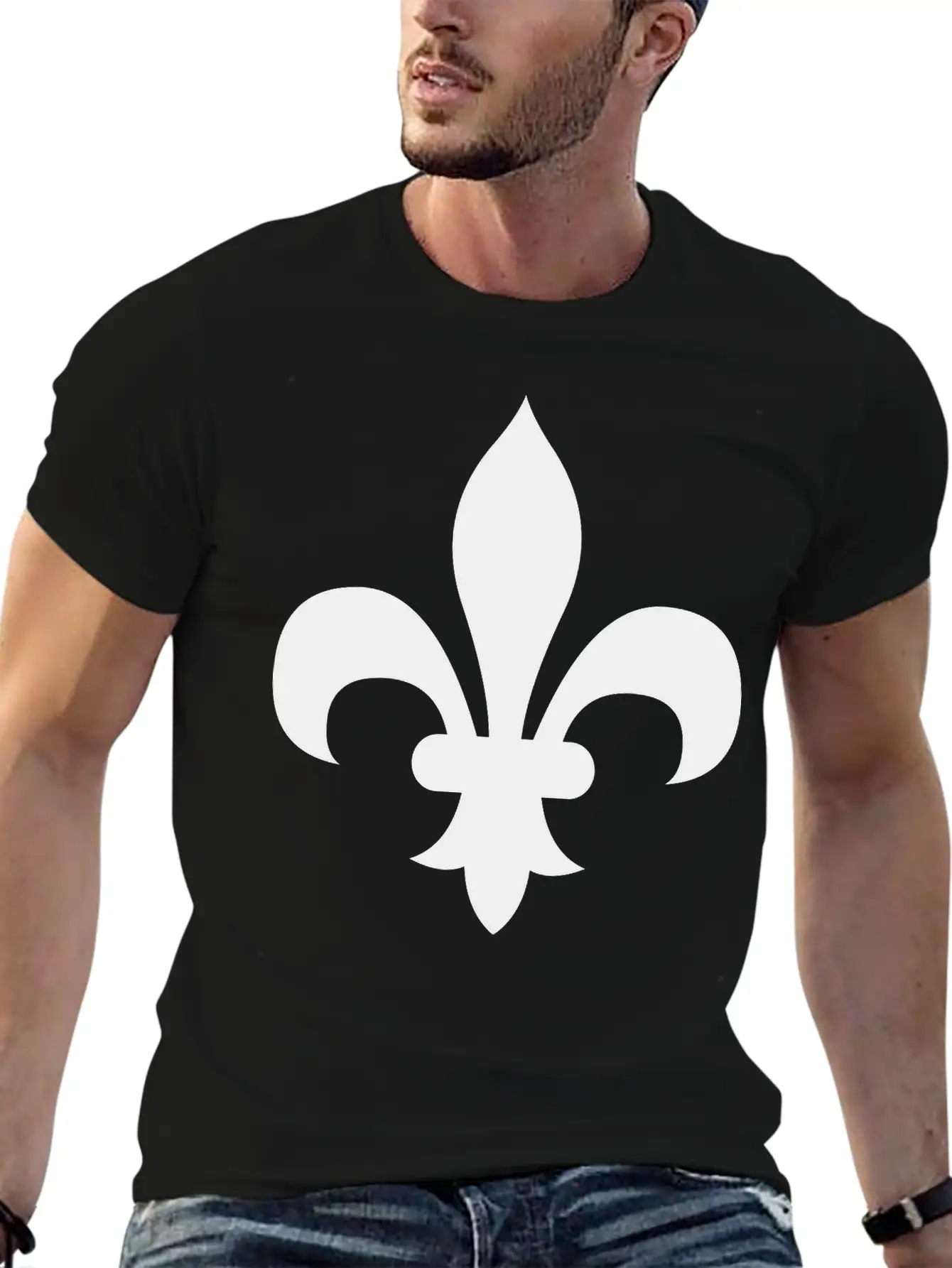 Fleur De Lis Basic Graphic T-Shirt – Daily Comfort In Soft Cotton