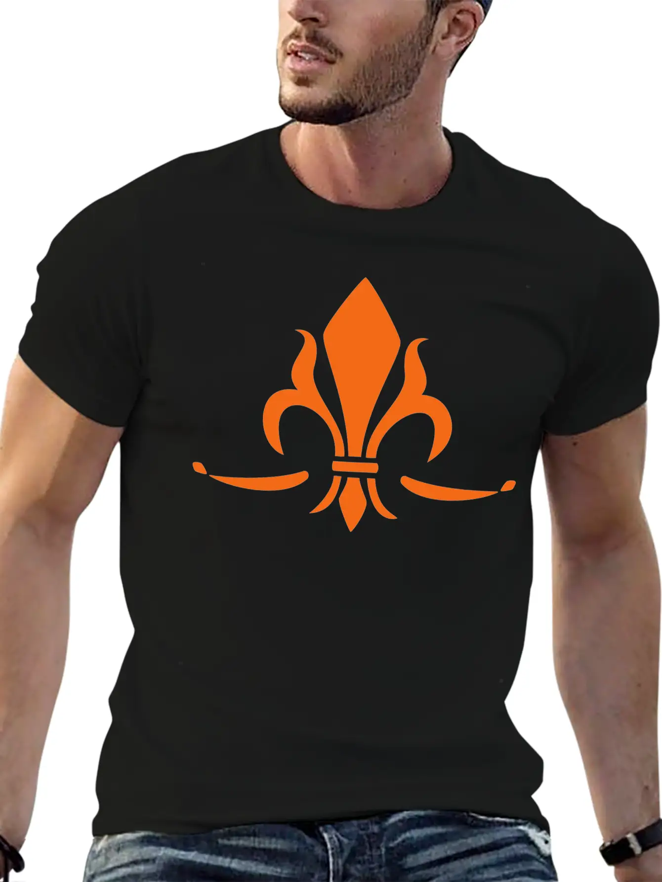 Fleur De Lis, Trinity Symbol Charity, Hope, Faith Timeless Short Sleeve Tee – Comfy And Minimalist Design