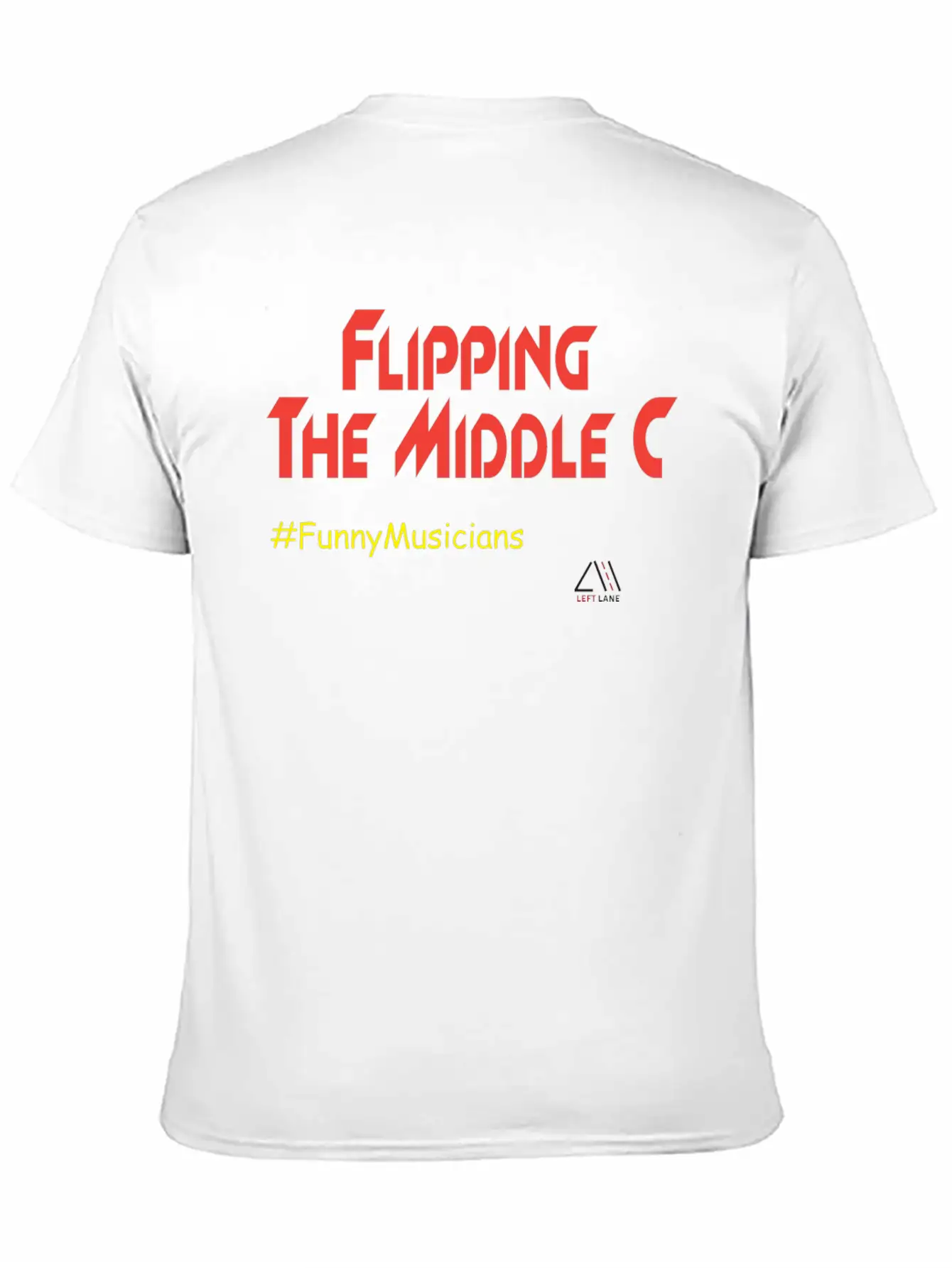 Flipping The Middle C Unisex Short Sleeve Soft Cotton T-Shirt – Casual Everyday Wear