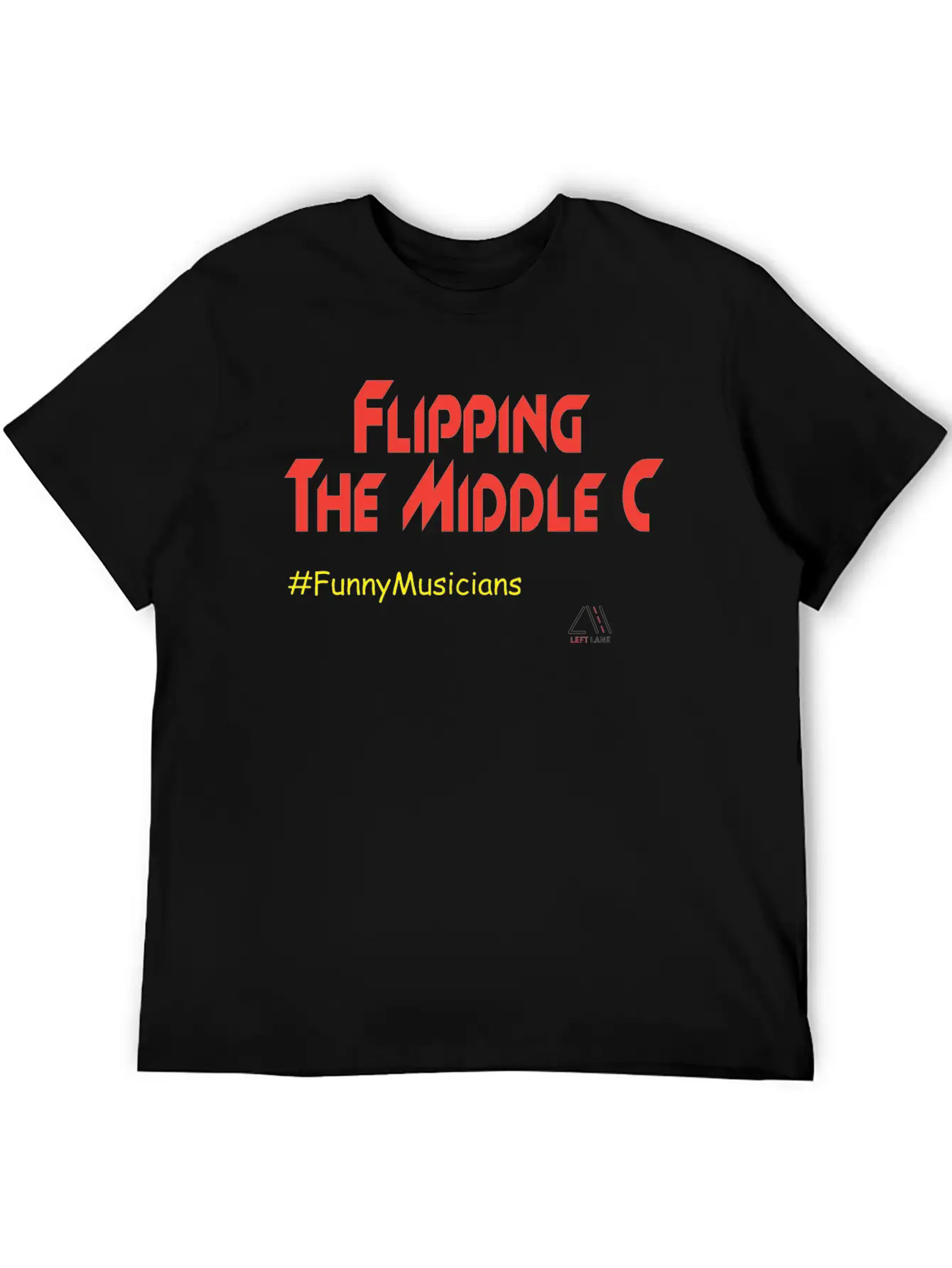 Flipping The Middle C Unisex Short Sleeve Soft Cotton T-Shirt – Casual Everyday Wear