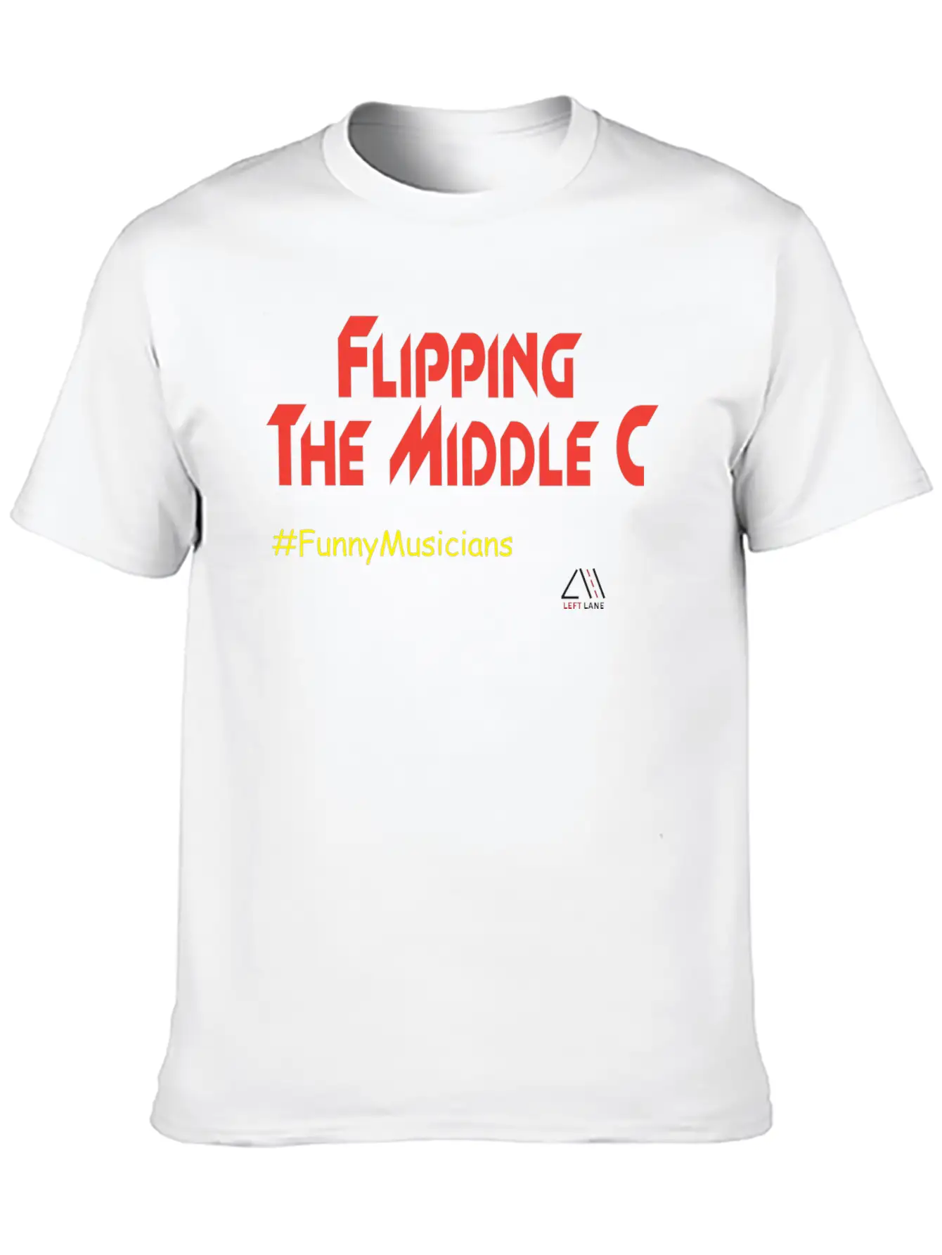 Flipping The Middle C Unisex Short Sleeve Soft Cotton T-Shirt – Casual Everyday Wear