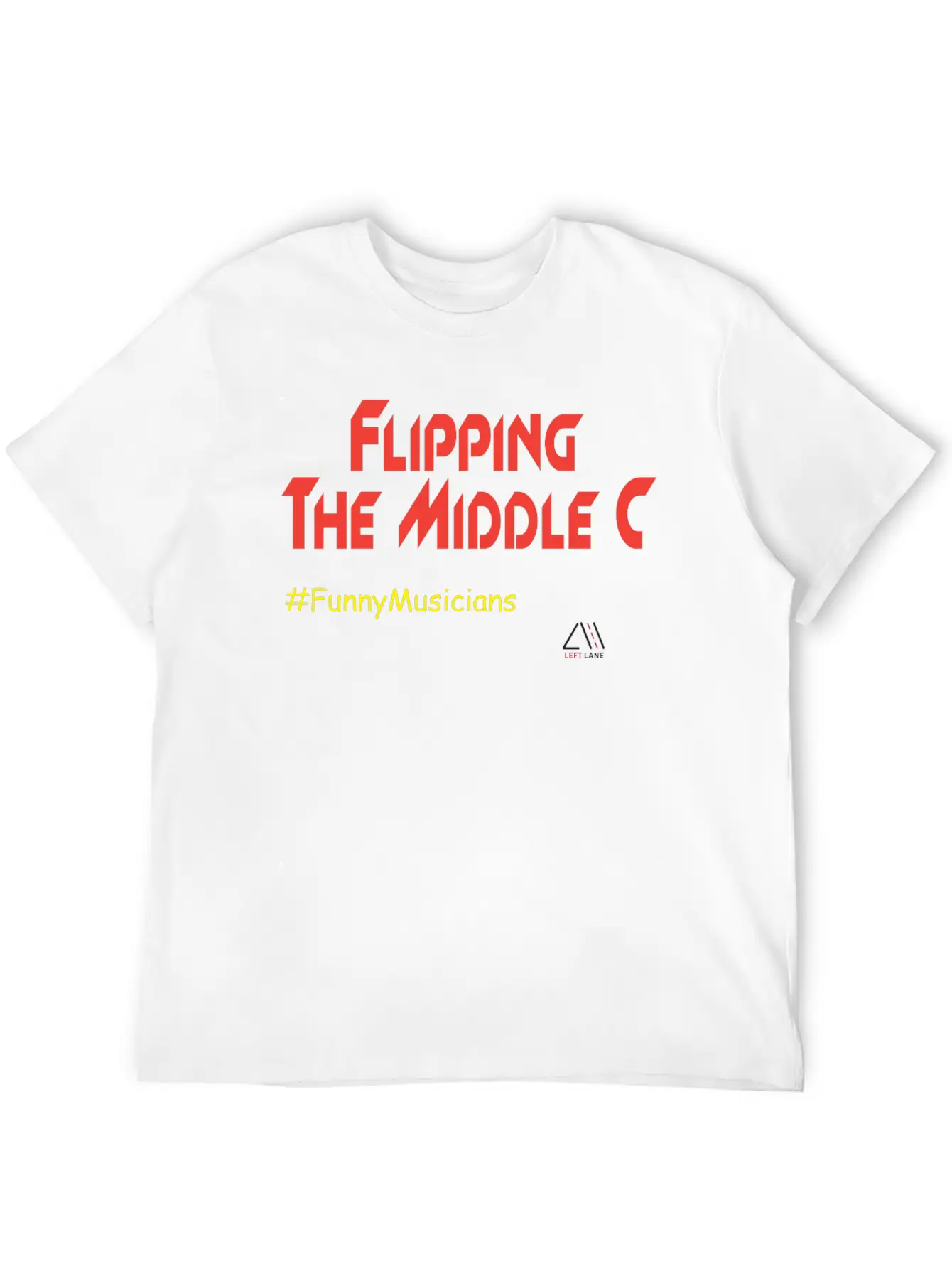 Flipping The Middle C Unisex Short Sleeve Soft Cotton T-Shirt – Casual Everyday Wear