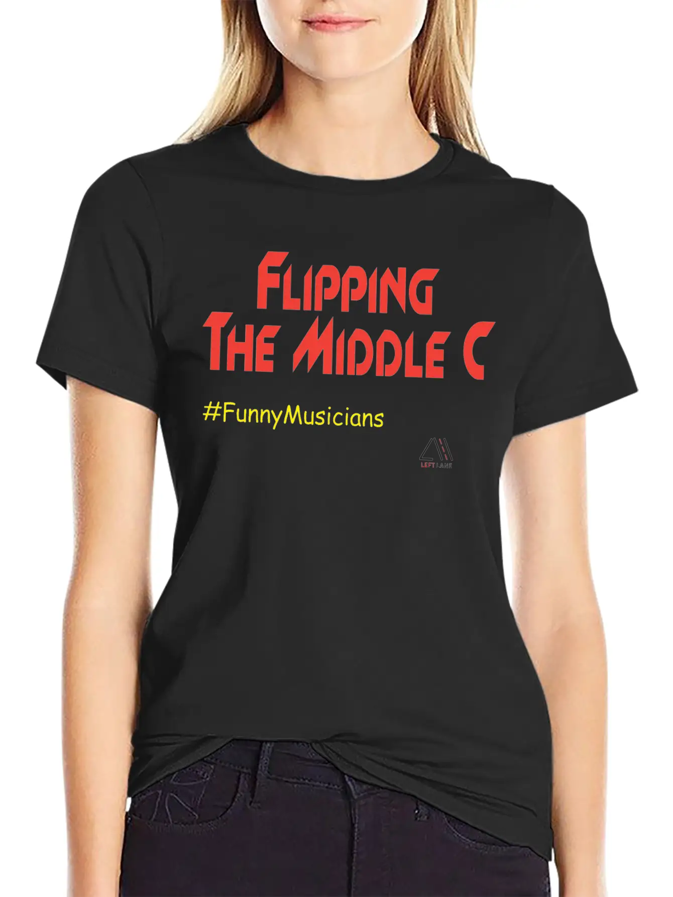 Flipping The Middle C Unisex Short Sleeve Soft Cotton T-Shirt – Casual Everyday Wear