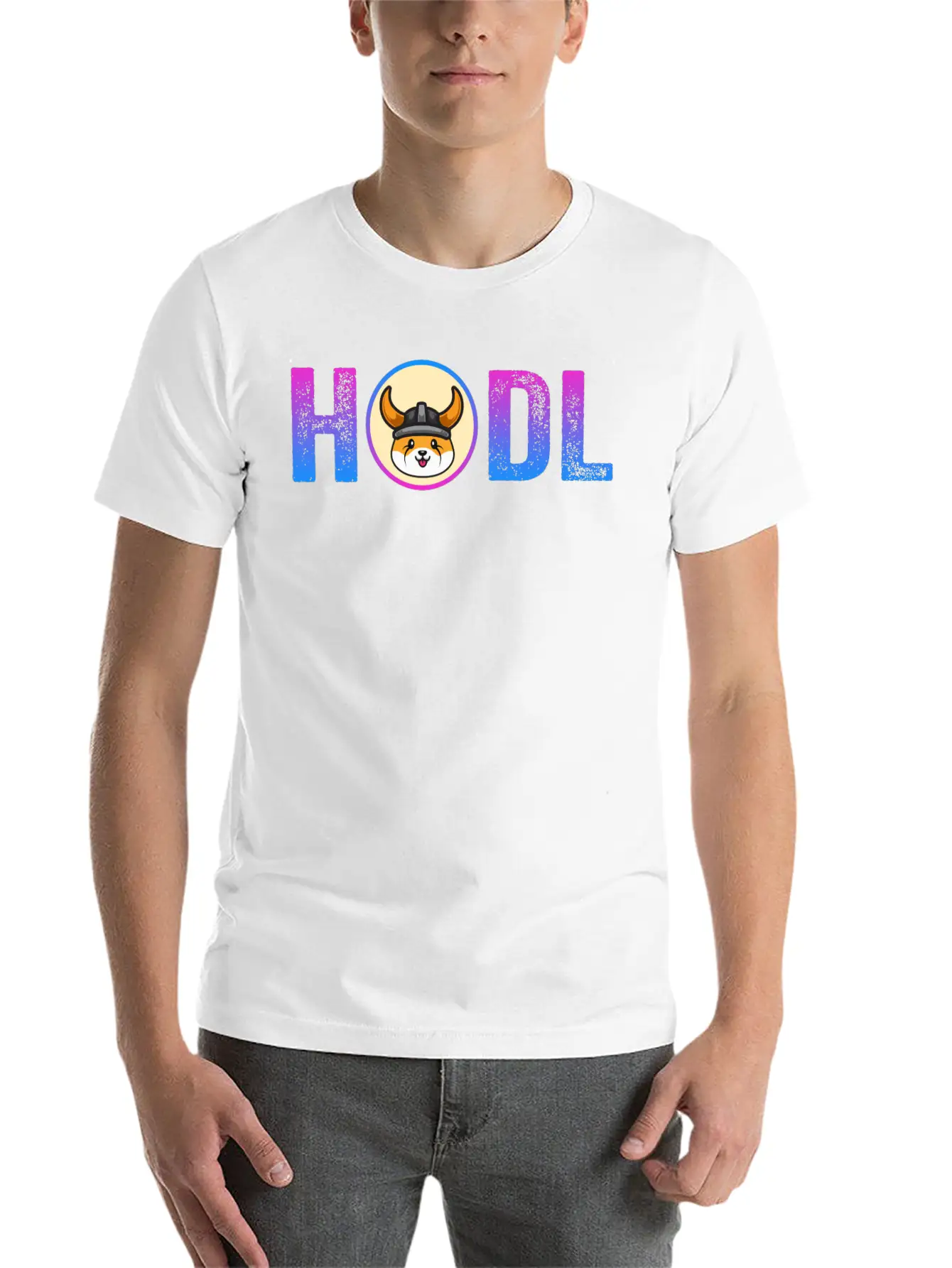 FLOKI HODL Foli Inu Coin Crypto Hodler Timeless Short Sleeve Tee – Comfy And Minimalist Design