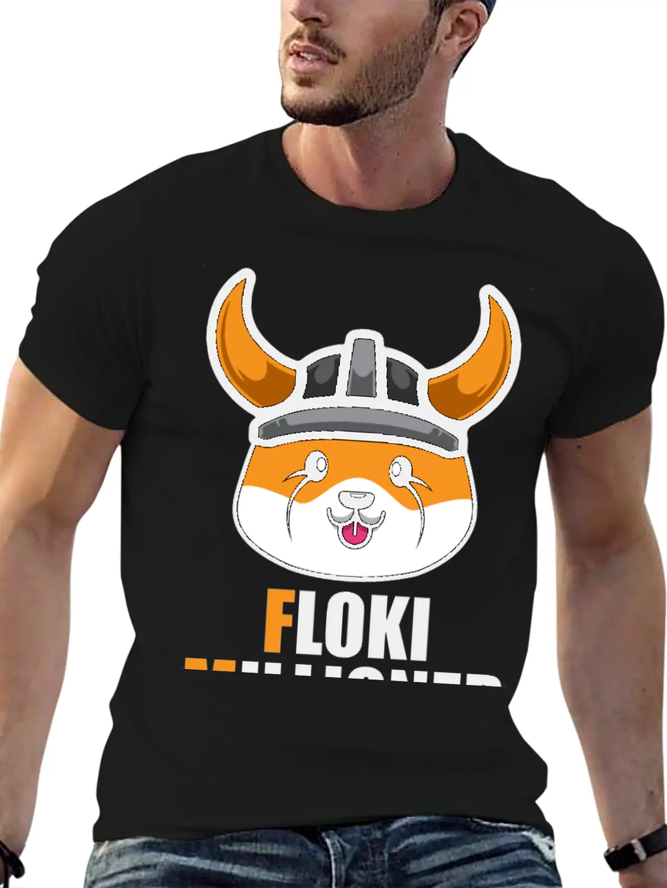 Floki Millionaire Floki Inu Token Coin, Crypto Stylish Everyday T-Shirt – Unisex Basic Cotton Tee