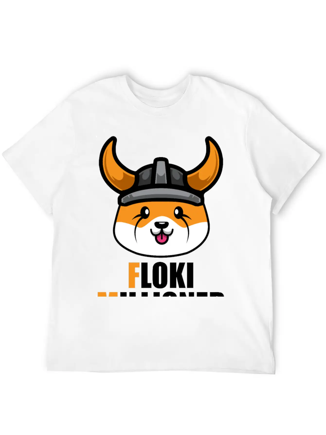 Floki Millionaire Floki Inu Token Coin, Crypto Stylish Everyday T-Shirt – Unisex Basic Cotton Tee