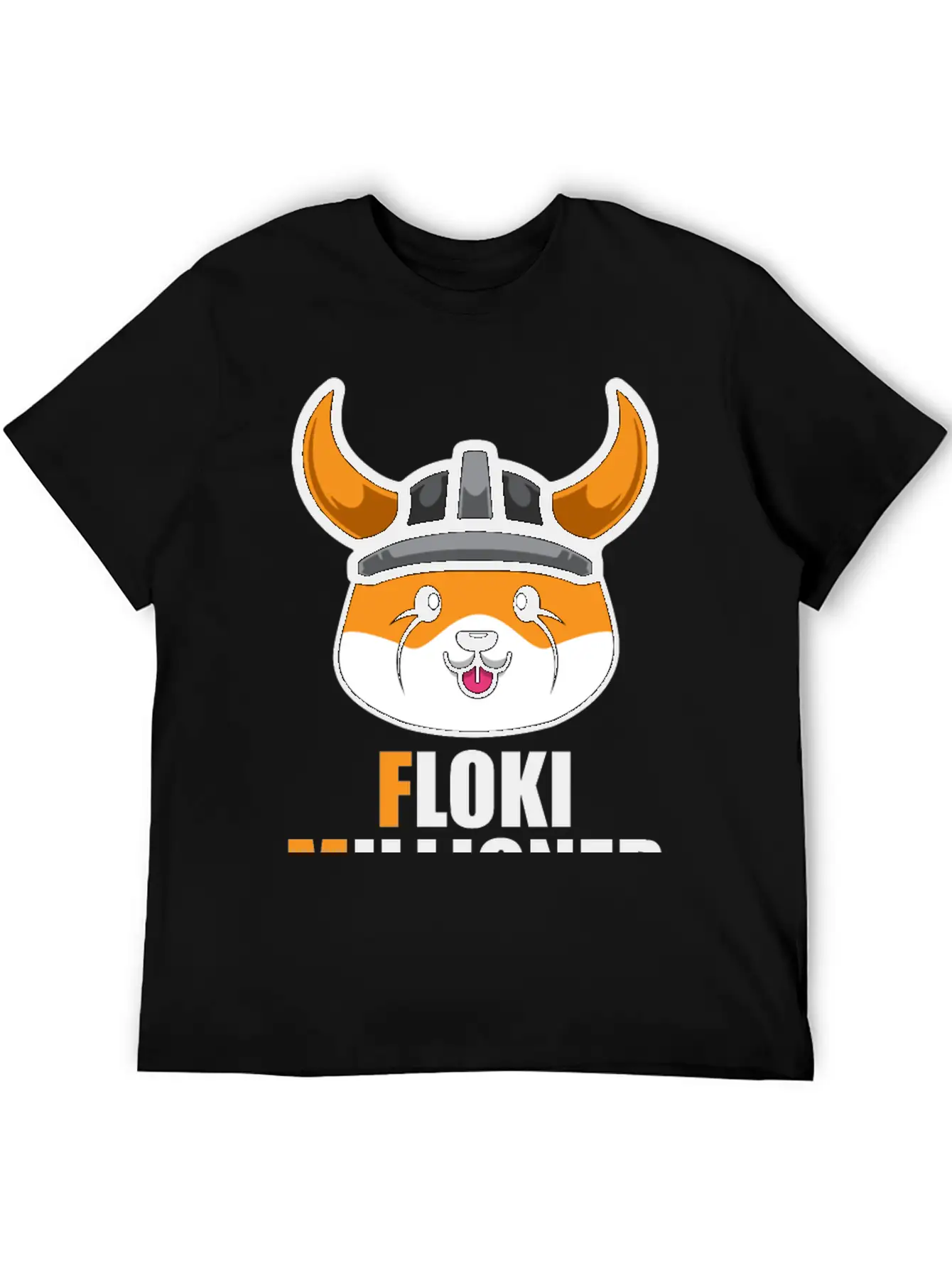 Floki Millionaire Floki Inu Token Coin, Crypto Stylish Everyday T-Shirt – Unisex Basic Cotton Tee