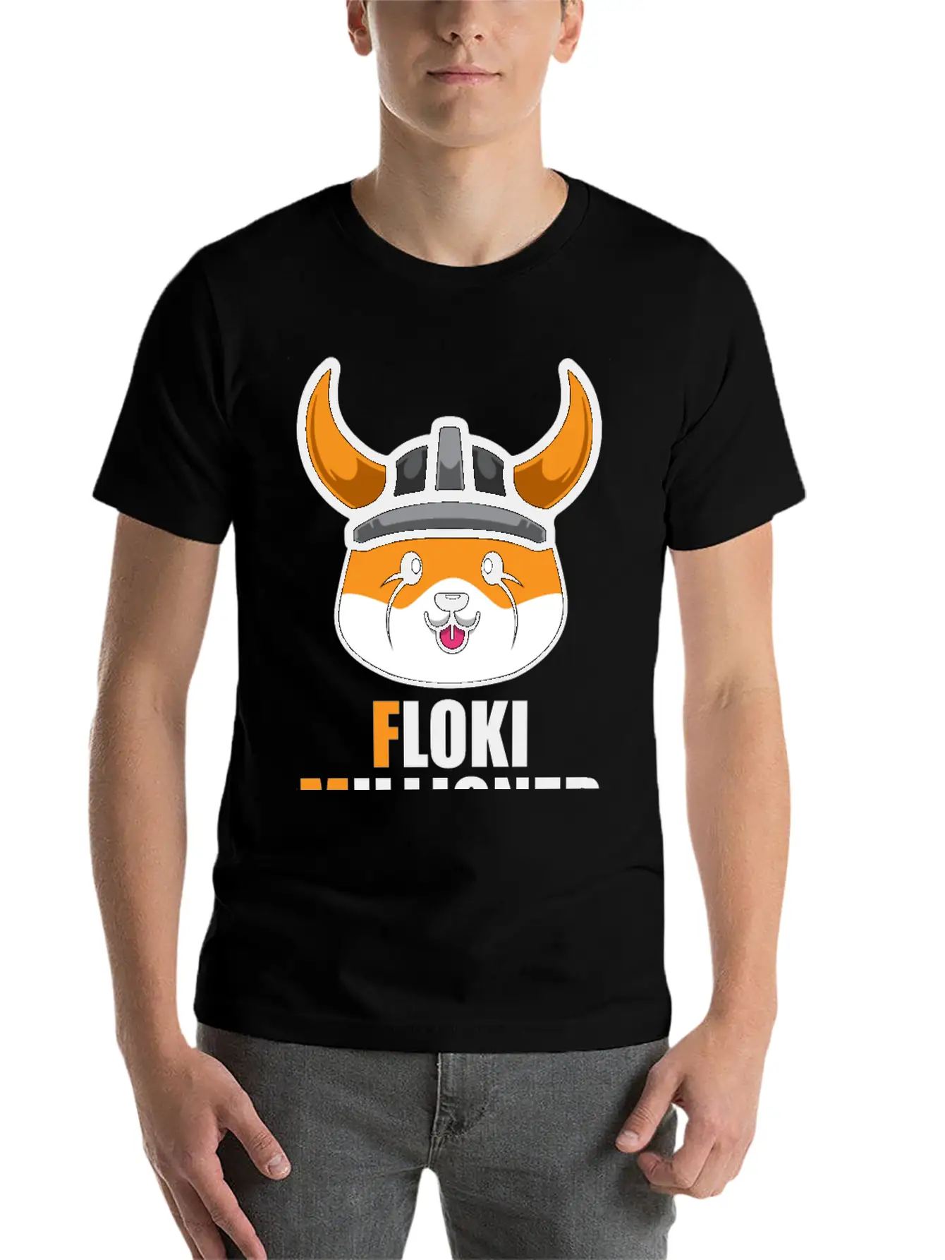 Floki Millionaire Floki Inu Token Coin, Crypto Stylish Everyday T-Shirt – Unisex Basic Cotton Tee