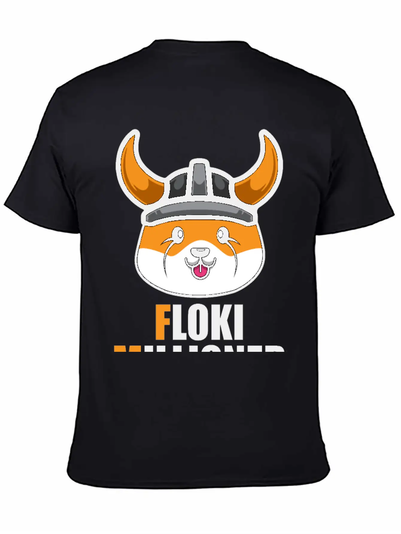 Floki Millionaire Floki Inu Token Coin, Crypto Stylish Everyday T-Shirt – Unisex Basic Cotton Tee