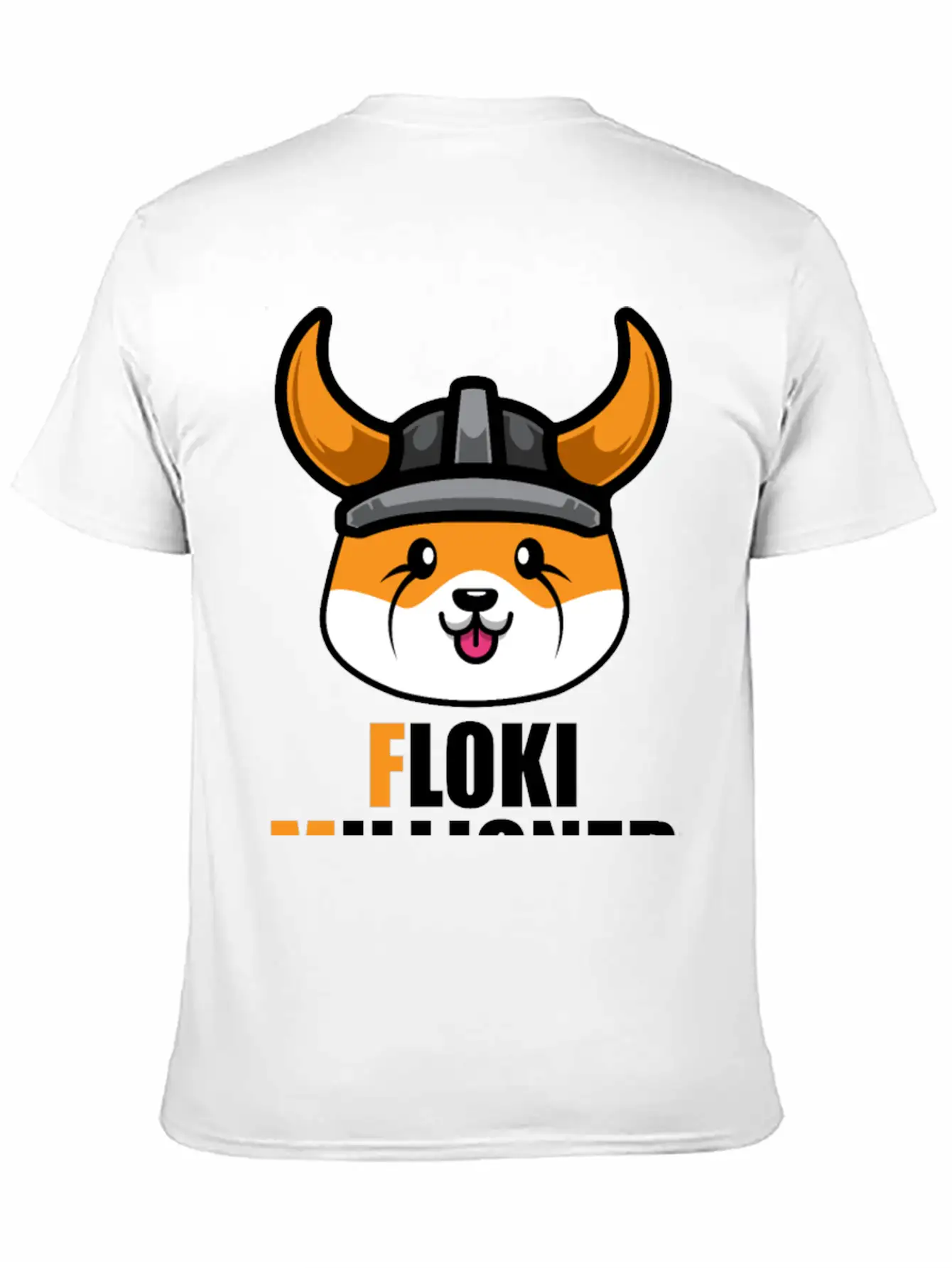Floki Millionaire Floki Inu Token Coin, Crypto Stylish Everyday T-Shirt – Unisex Basic Cotton Tee