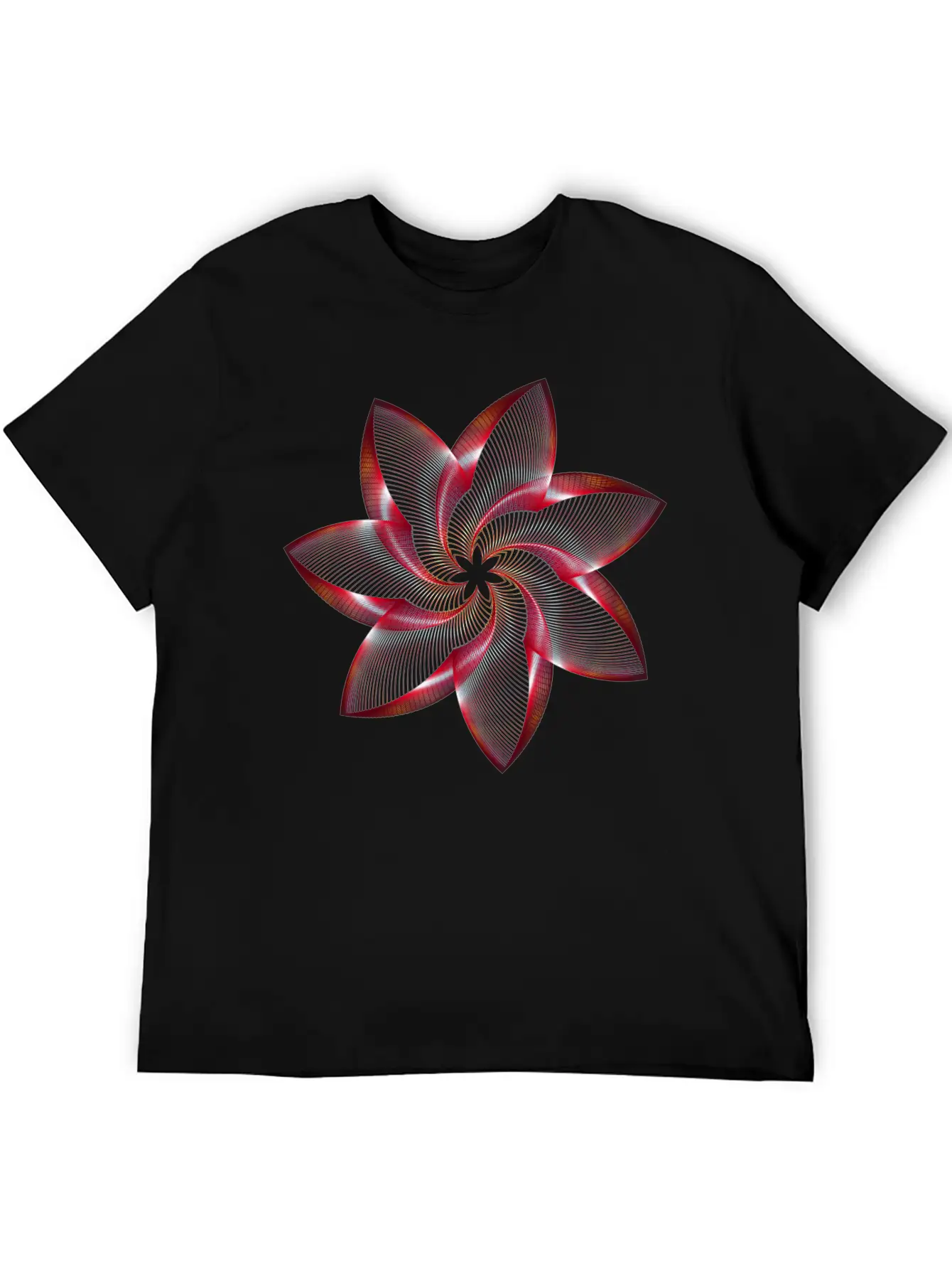 Floral Abstract Stylish Everyday T-Shirt – Unisex Basic Cotton Tee