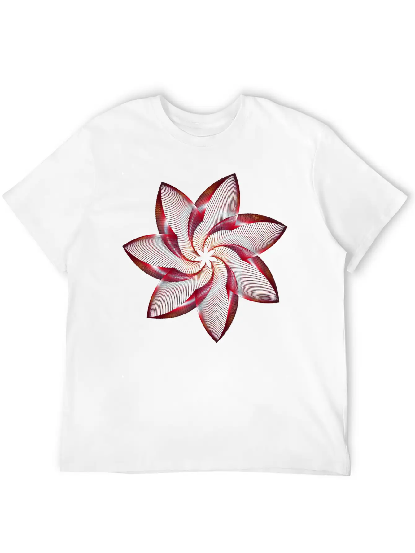 Floral Abstract Stylish Everyday T-Shirt – Unisex Basic Cotton Tee