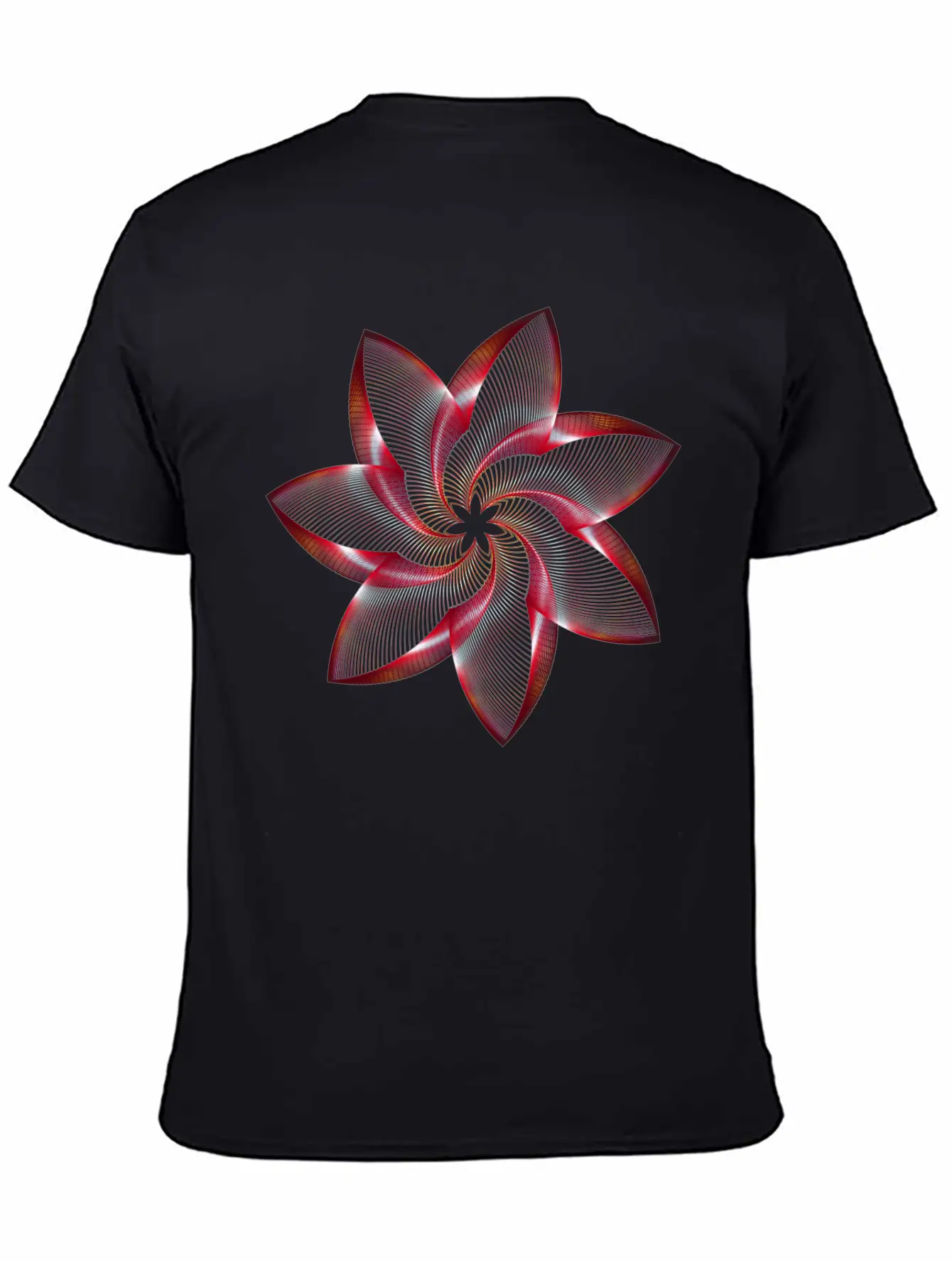 Floral Abstract Stylish Everyday T-Shirt – Unisex Basic Cotton Tee