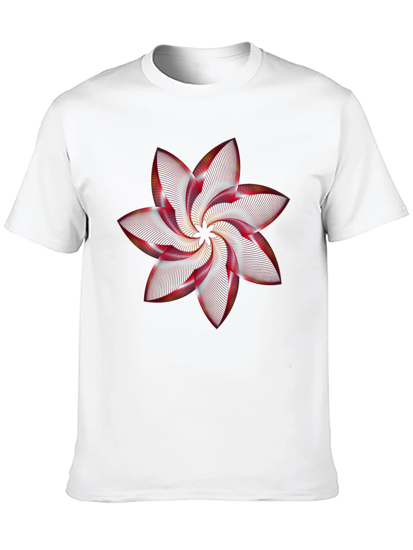 Floral Abstract Stylish Everyday T-Shirt – Unisex Basic Cotton Tee