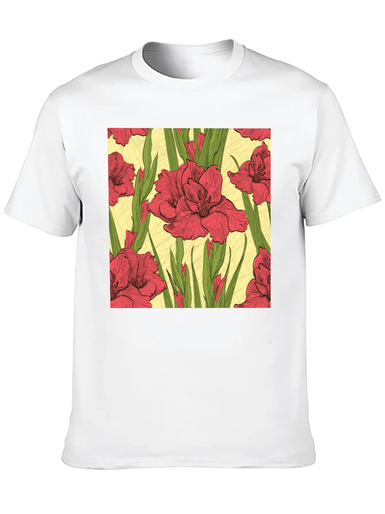 FLORAL Stylish Everyday T-Shirt – Unisex Basic Cotton Tee