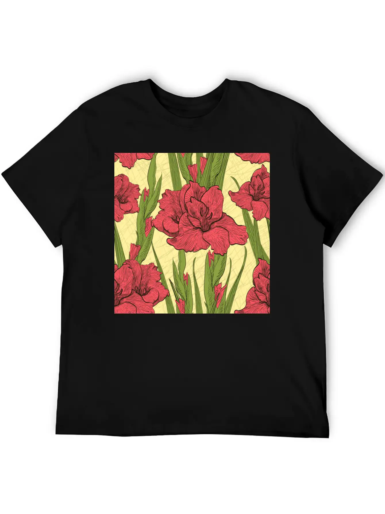 FLORAL Stylish Everyday T-Shirt – Unisex Basic Cotton Tee