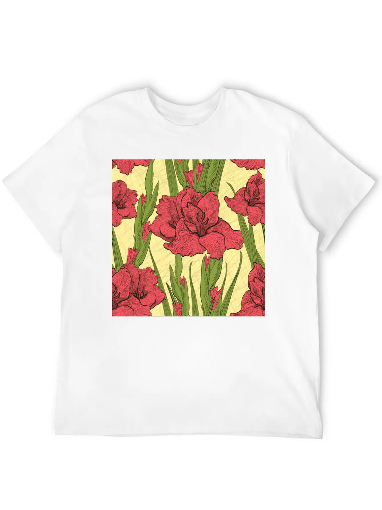 FLORAL Stylish Everyday T-Shirt – Unisex Basic Cotton Tee
