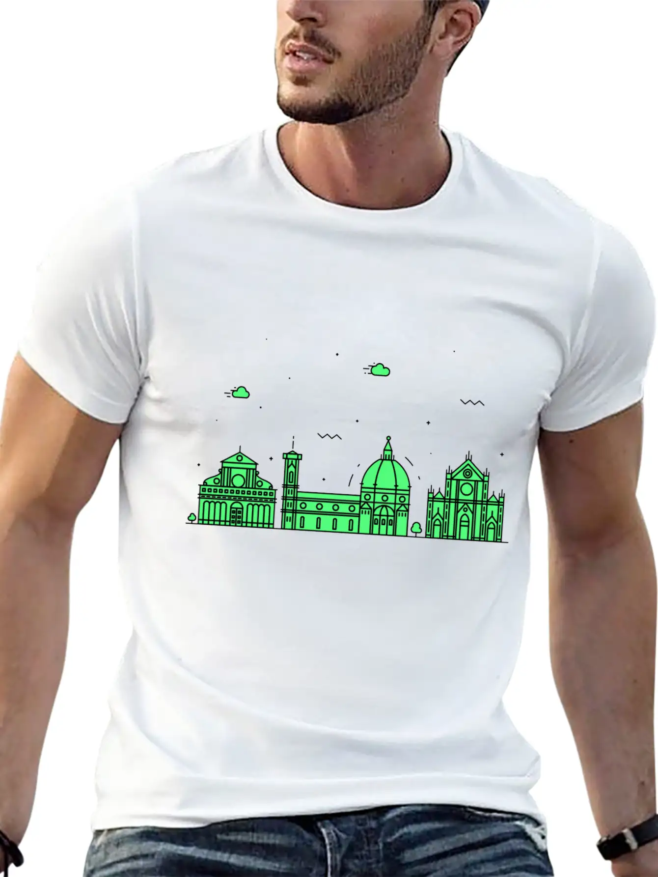 Florence, Italy Stylish Everyday T-Shirt – Unisex Basic Cotton Tee