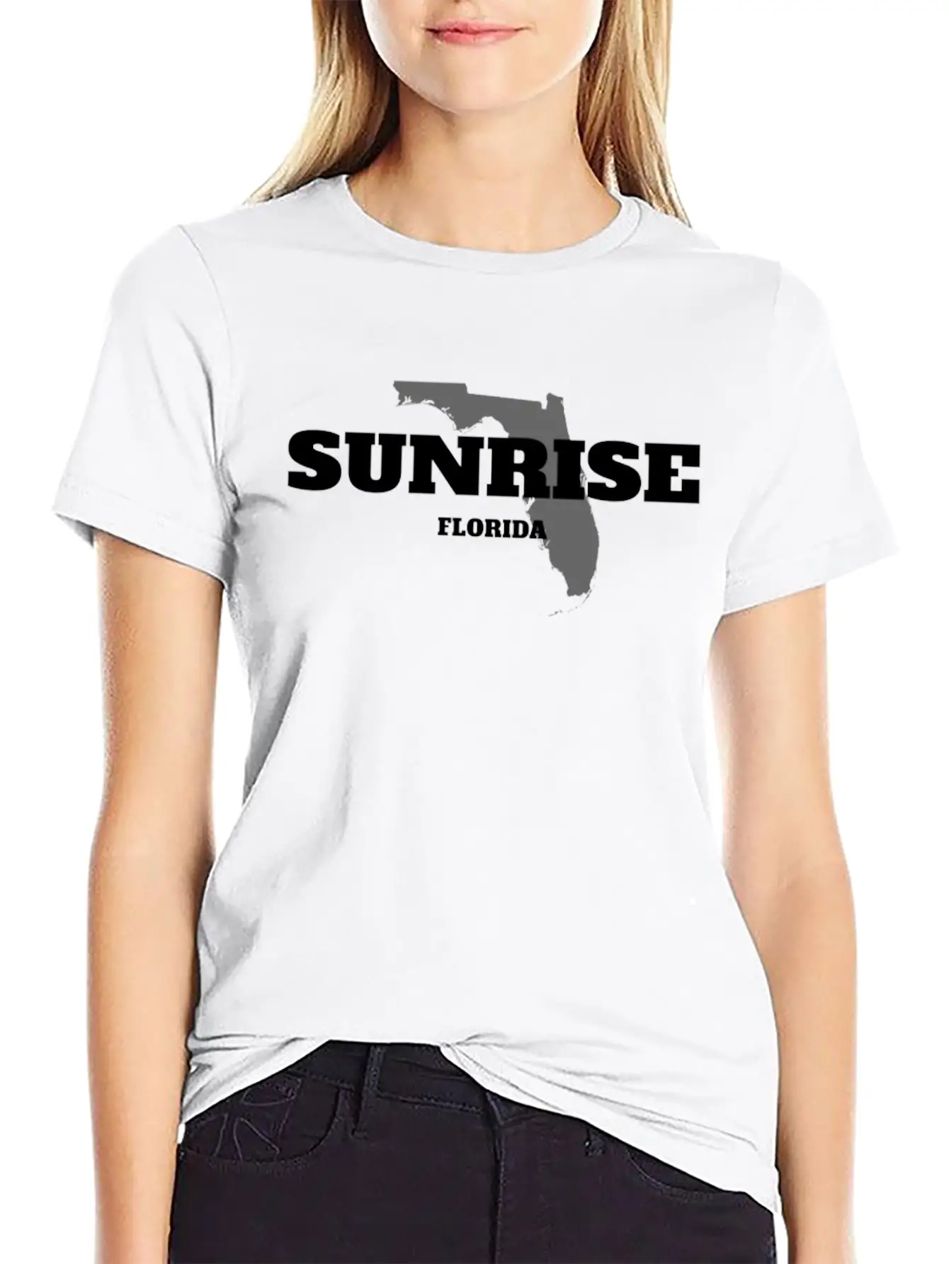 FLORIDA SUNRISE US STATE EDITION Comfortable Minimalist Graphic Tee – Summer Style Essential