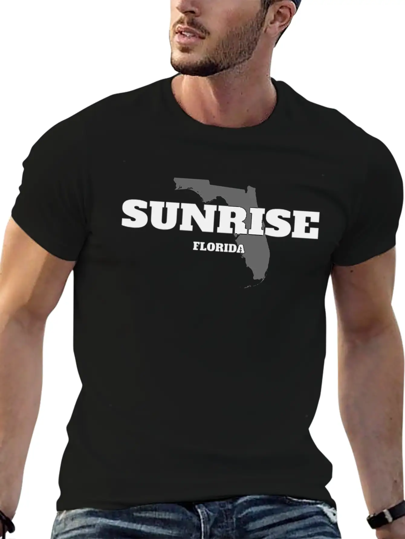 FLORIDA SUNRISE US STATE EDITION Comfortable Minimalist Graphic Tee – Summer Style Essential