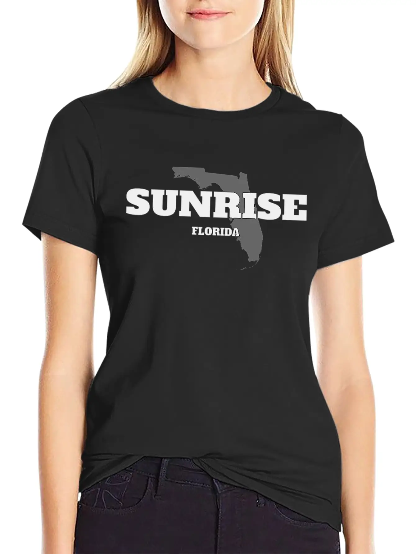 FLORIDA SUNRISE US STATE EDITION Comfortable Minimalist Graphic Tee – Summer Style Essential