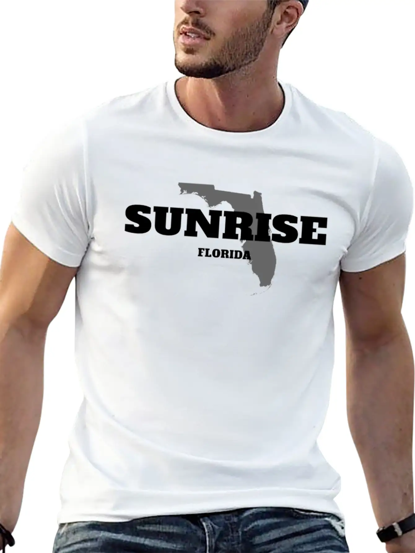 FLORIDA SUNRISE US STATE EDITION Comfortable Minimalist Graphic Tee – Summer Style Essential
