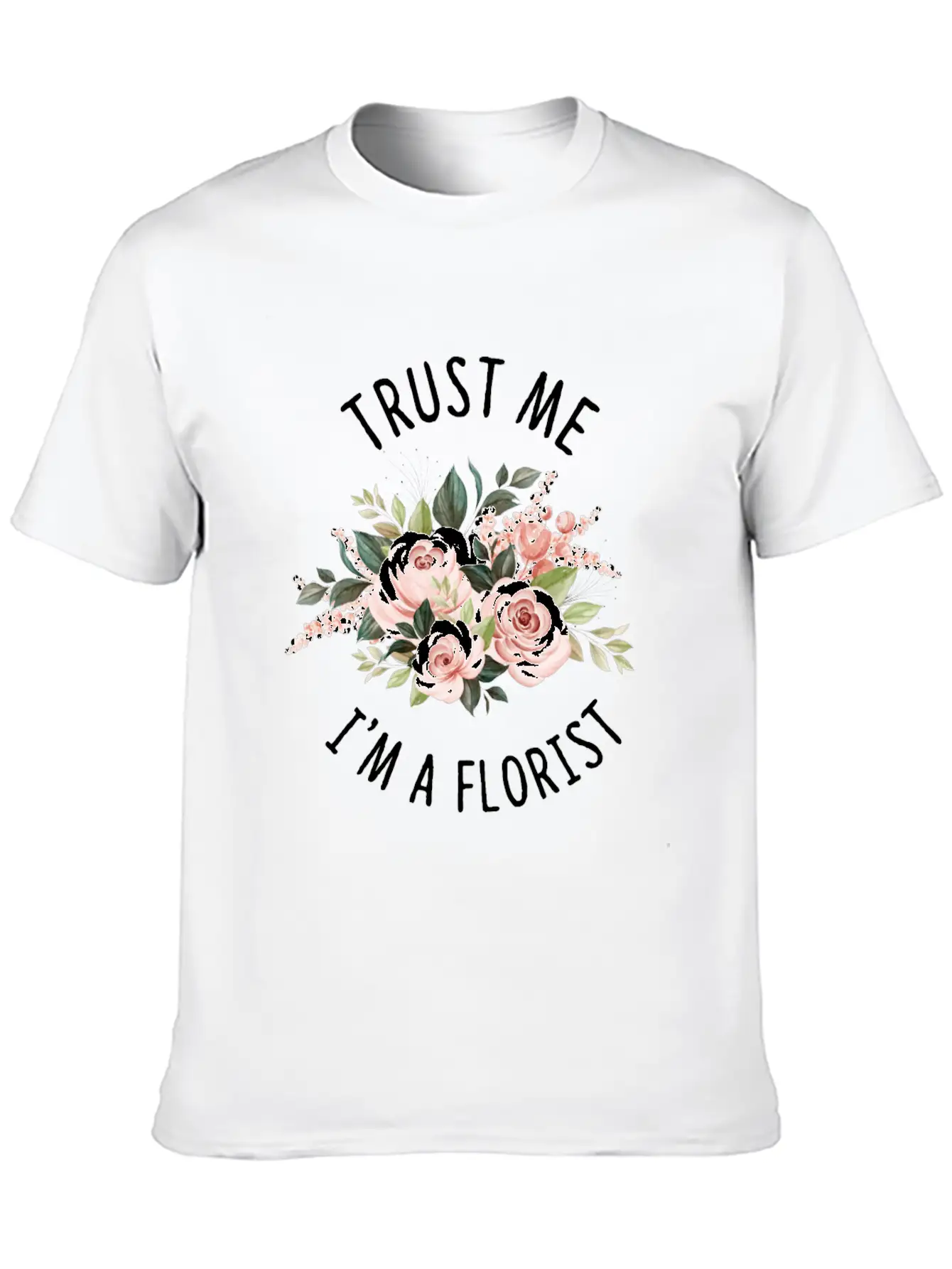 Florist Florist Flowers Flower Bouquet Essential Unisex Summer Tee – Soft Cotton Casual Fit