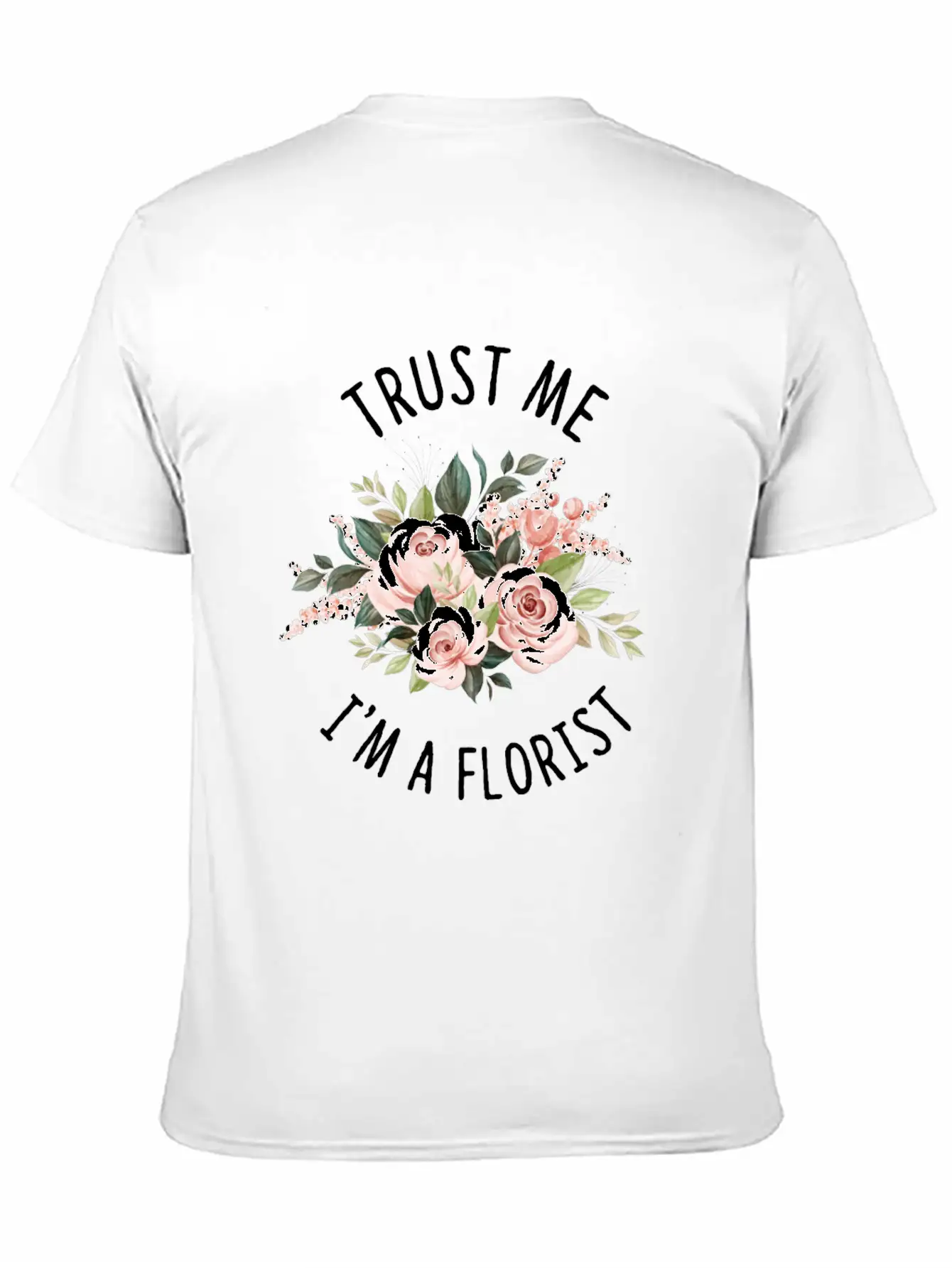 Florist Florist Flowers Flower Bouquet Essential Unisex Summer Tee – Soft Cotton Casual Fit