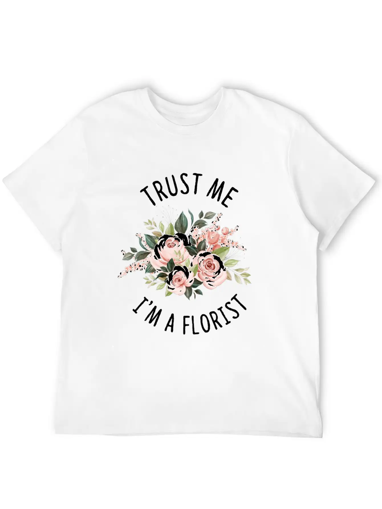 Florist Florist Flowers Flower Bouquet Essential Unisex Summer Tee – Soft Cotton Casual Fit