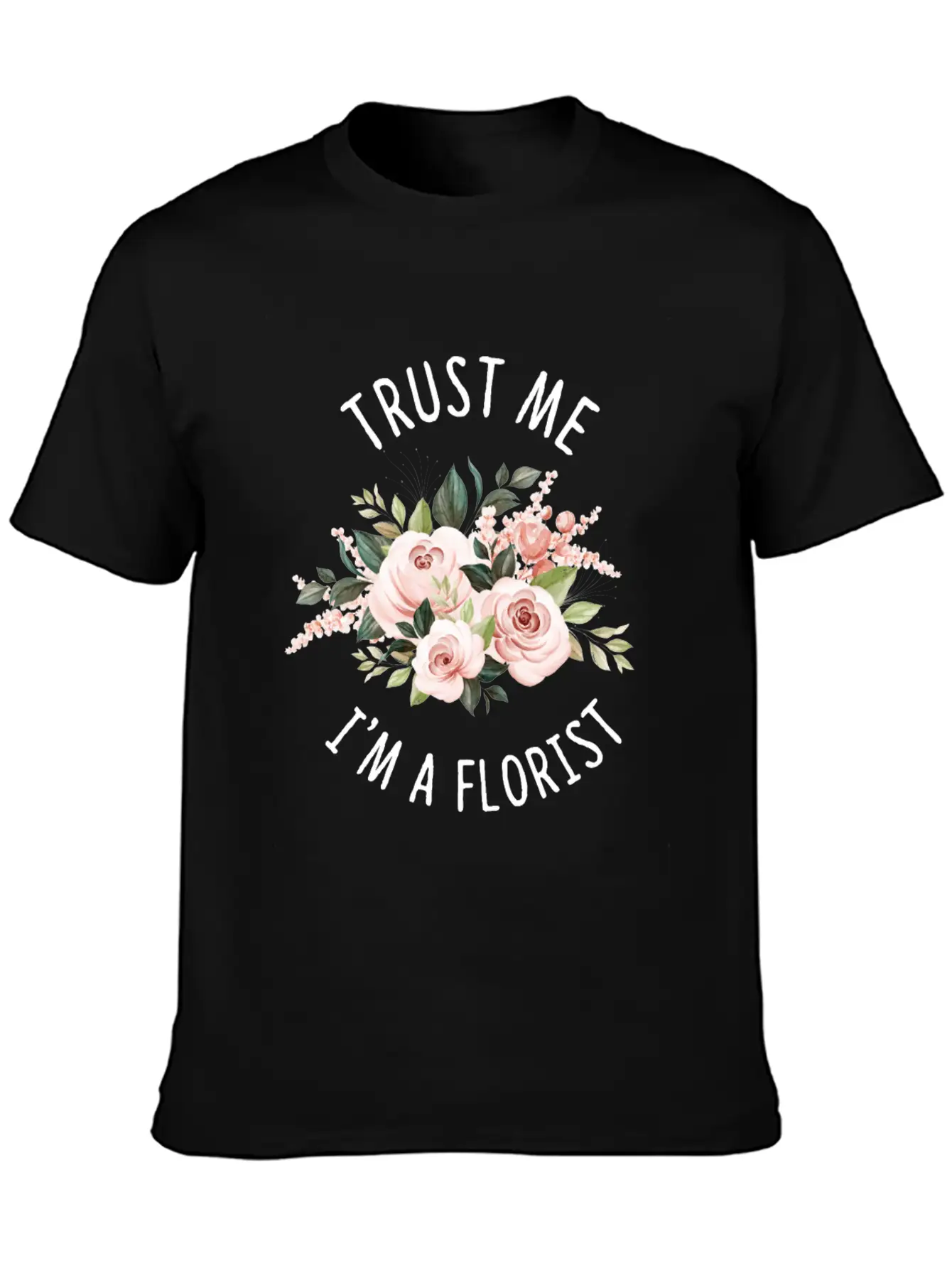 Florist Florist Flowers Flower Bouquet Essential Unisex Summer Tee – Soft Cotton Casual Fit