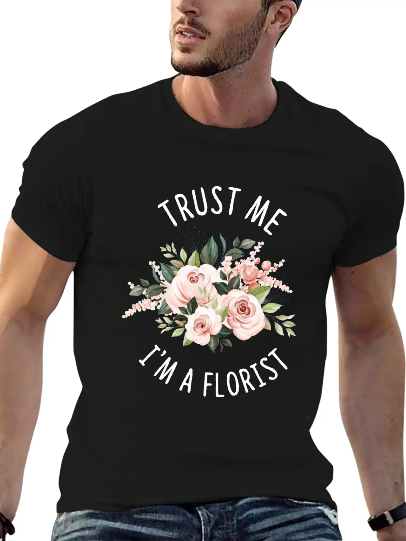 Florist Florist Flowers Flower Bouquet Essential Unisex Summer Tee – Soft Cotton Casual Fit