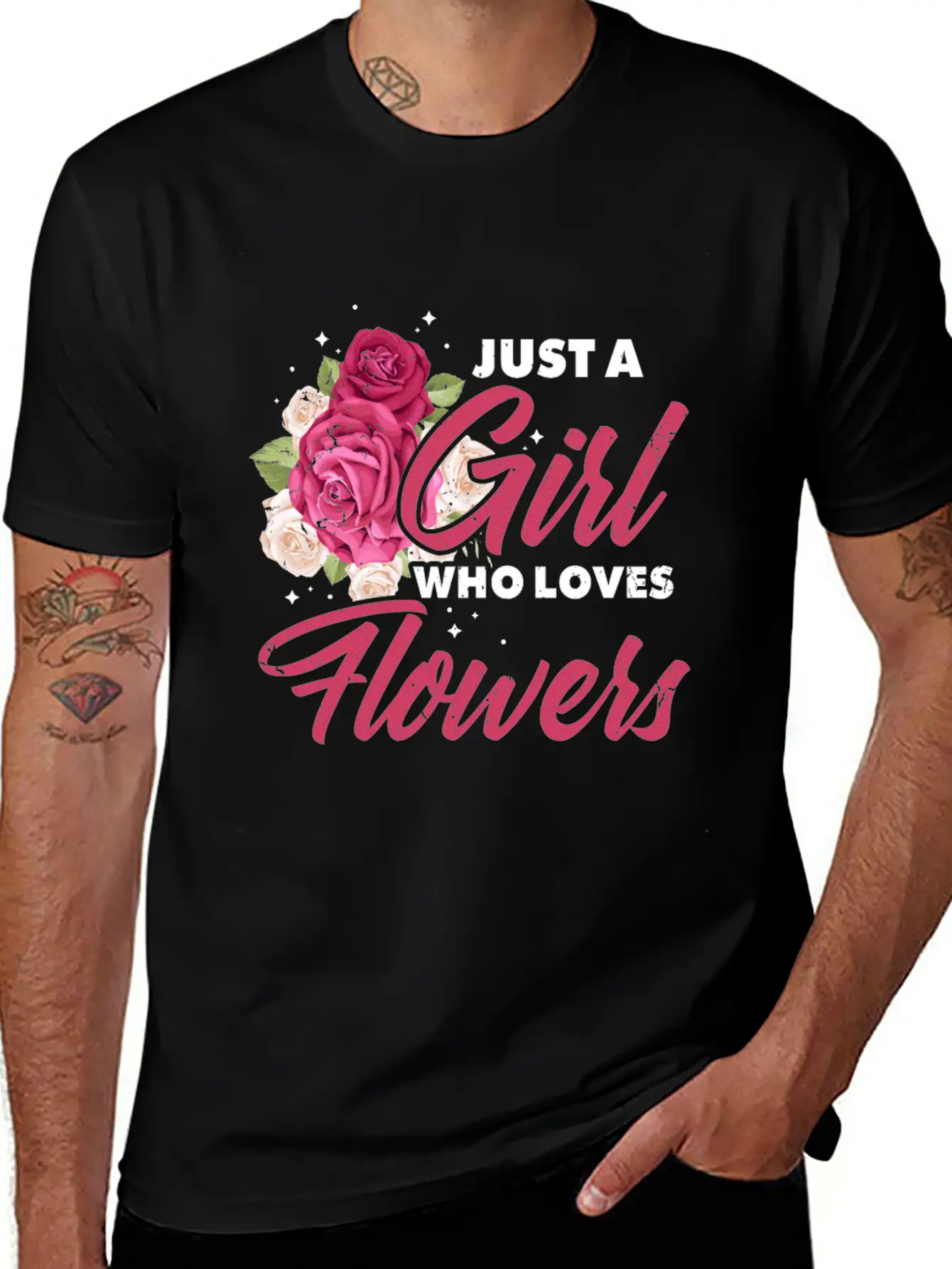 Florist Florist Flowers Flower Bouquet Stylish Everyday T-Shirt – Unisex Basic Cotton Tee