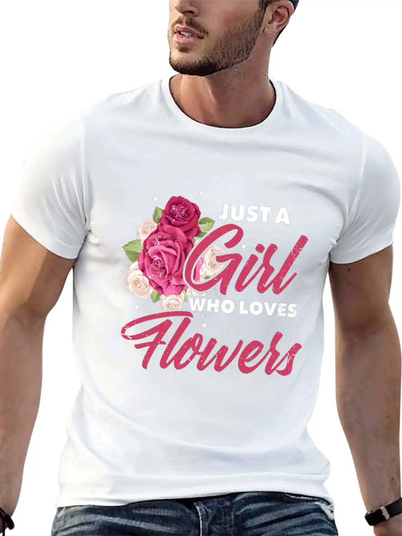 Florist Florist Flowers Flower Bouquet Stylish Everyday T-Shirt – Unisex Basic Cotton Tee