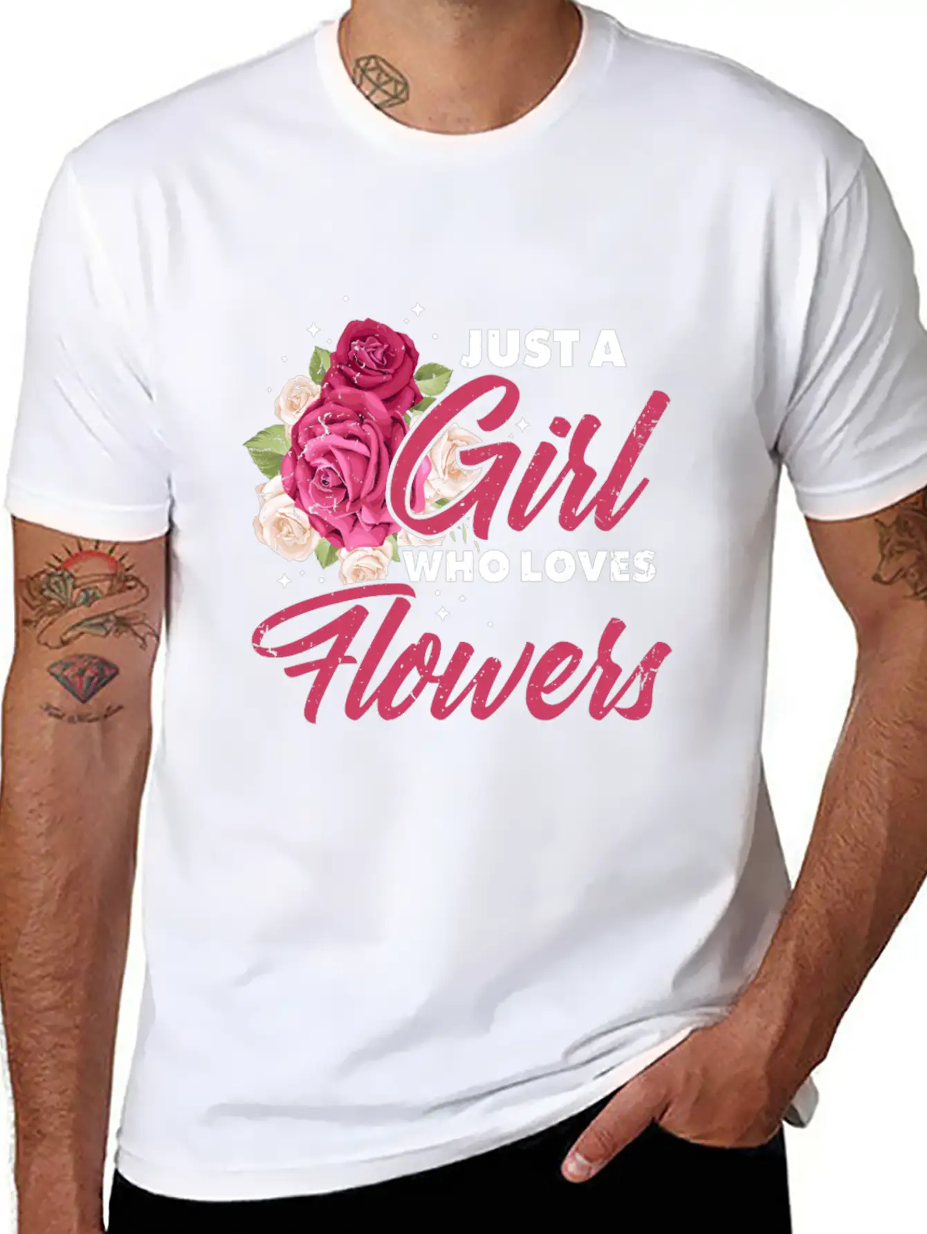 Florist Florist Flowers Flower Bouquet Stylish Everyday T-Shirt – Unisex Basic Cotton Tee