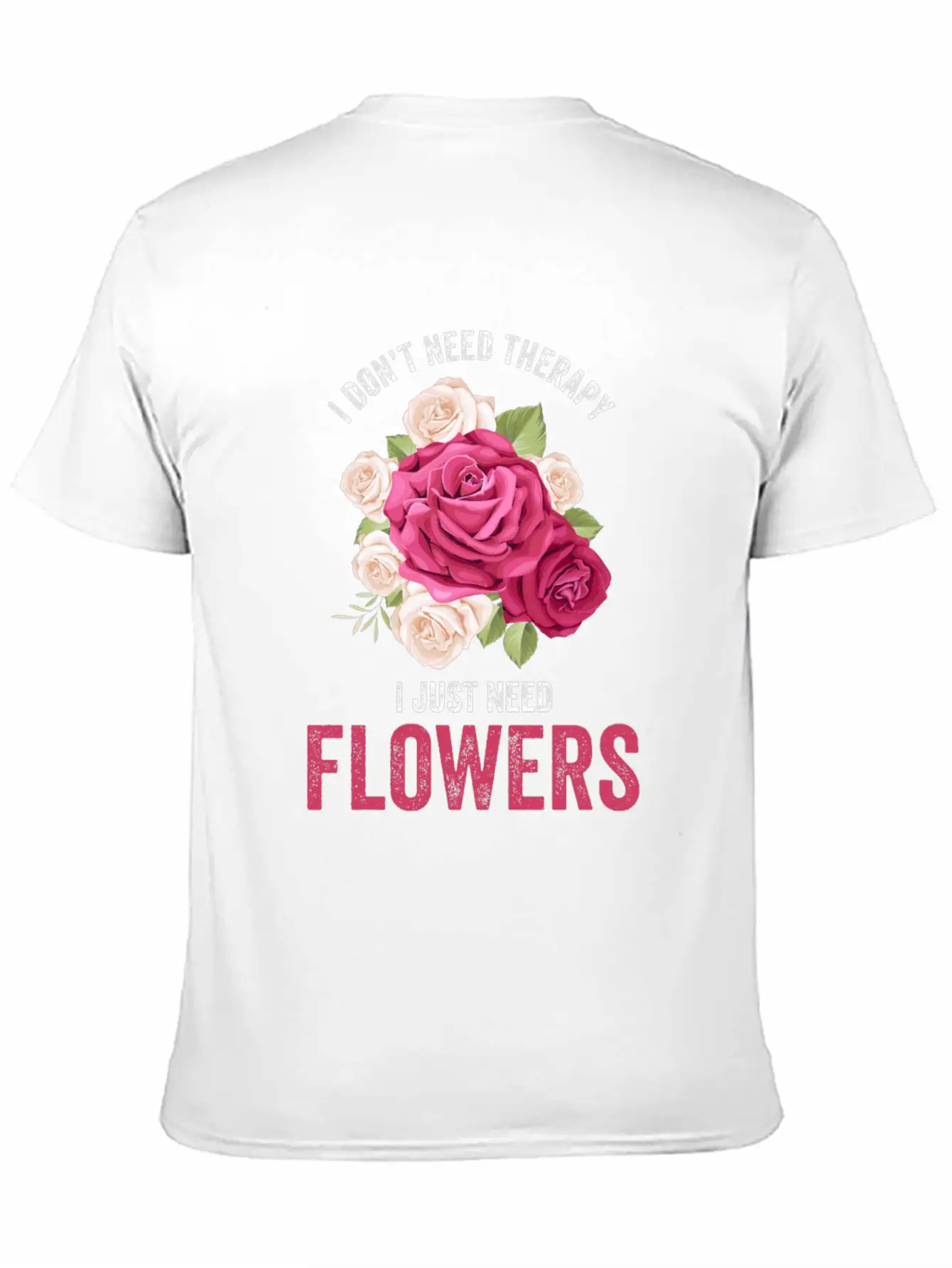 Florist Florist Flowers Flower Bouquet Unisex Short Sleeve Soft Cotton T-Shirt – Casual Everyday Wear