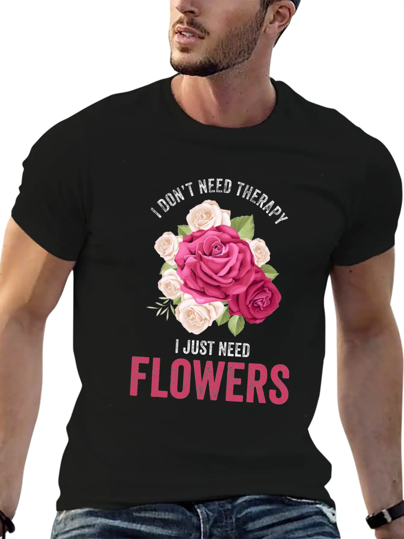 Florist Florist Flowers Flower Bouquet Unisex Short Sleeve Soft Cotton T-Shirt – Casual Everyday Wear