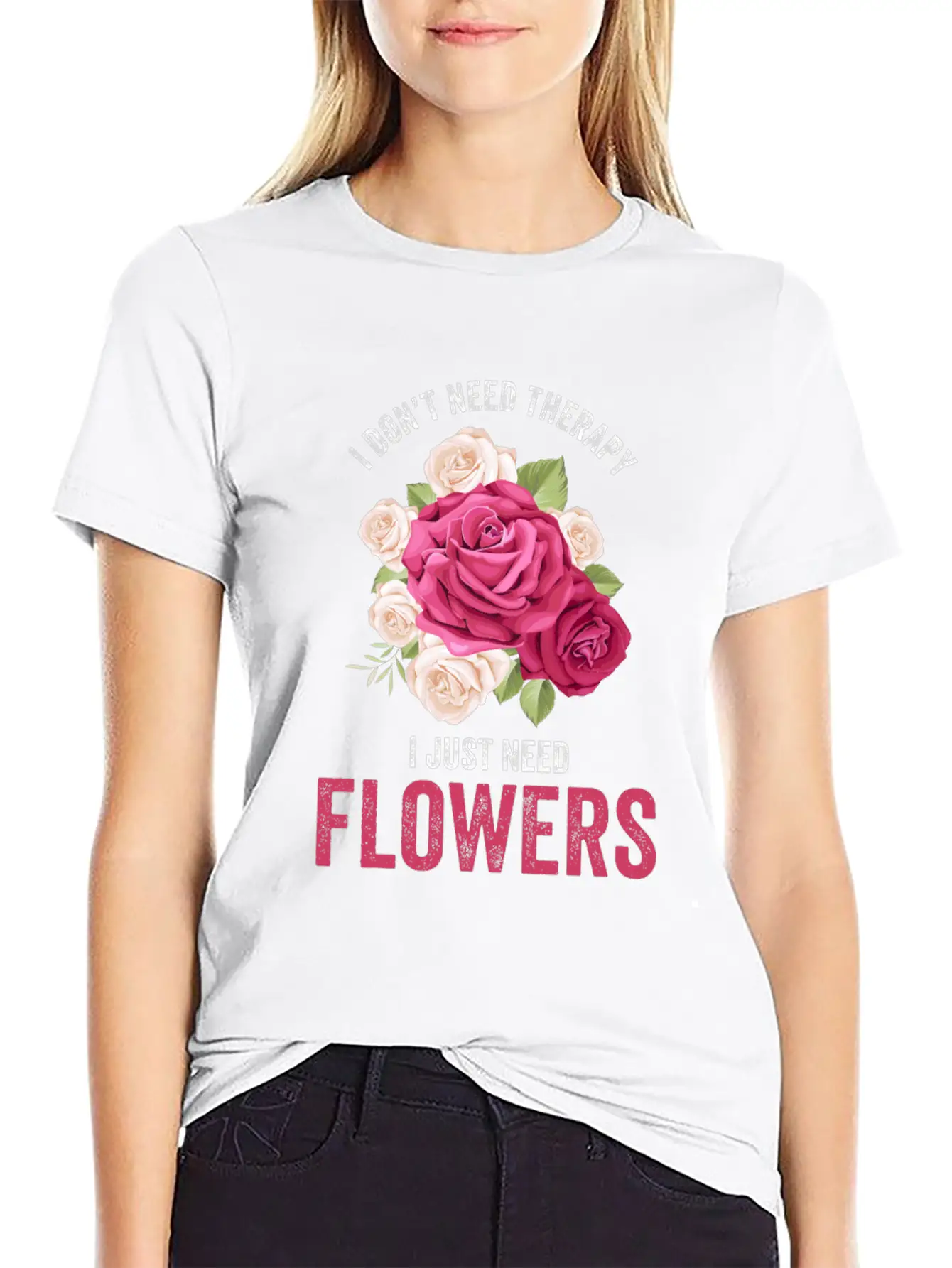 Florist Florist Flowers Flower Bouquet Unisex Short Sleeve Soft Cotton T-Shirt – Casual Everyday Wear