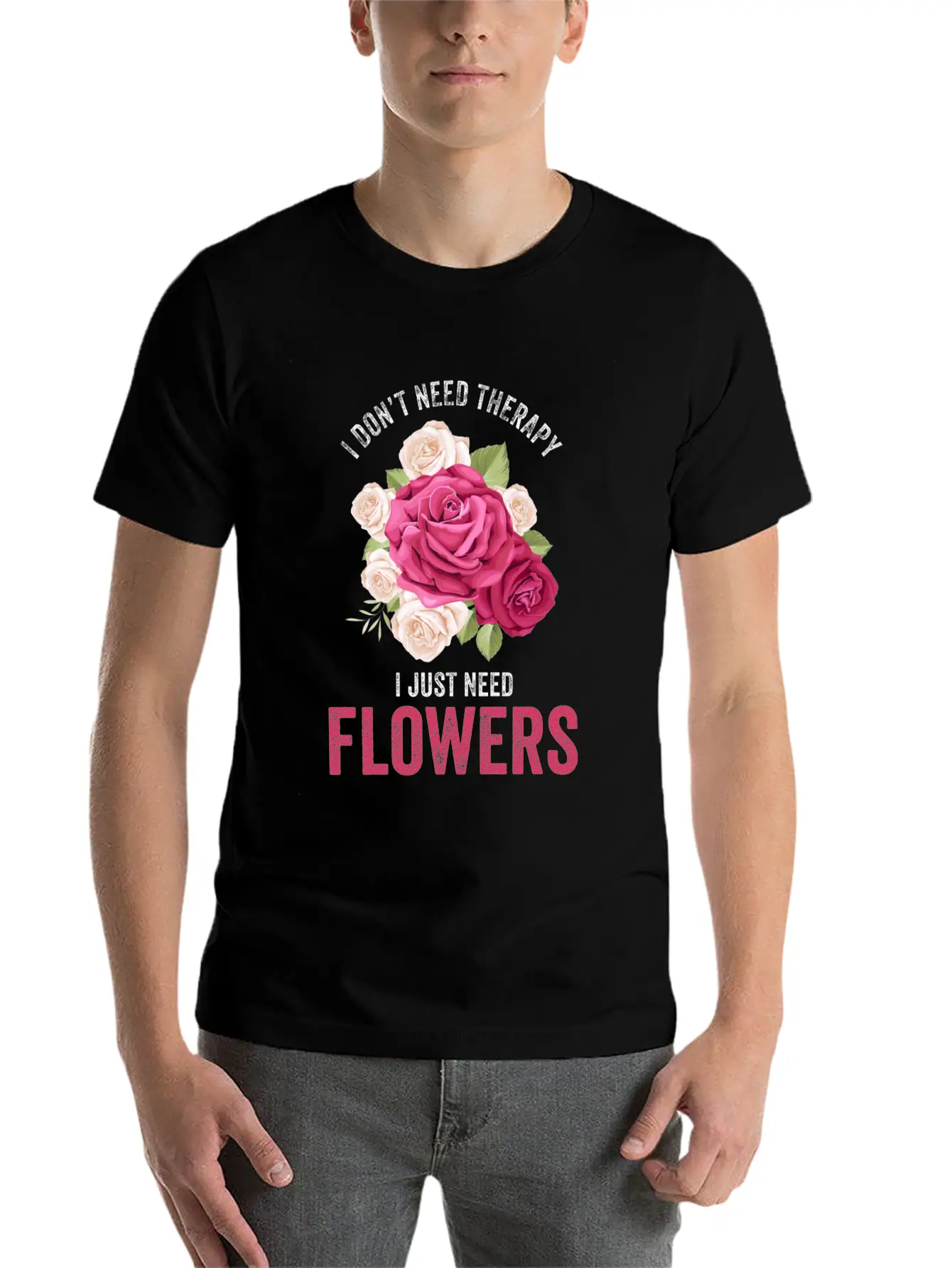Florist Florist Flowers Flower Bouquet Unisex Short Sleeve Soft Cotton T-Shirt – Casual Everyday Wear
