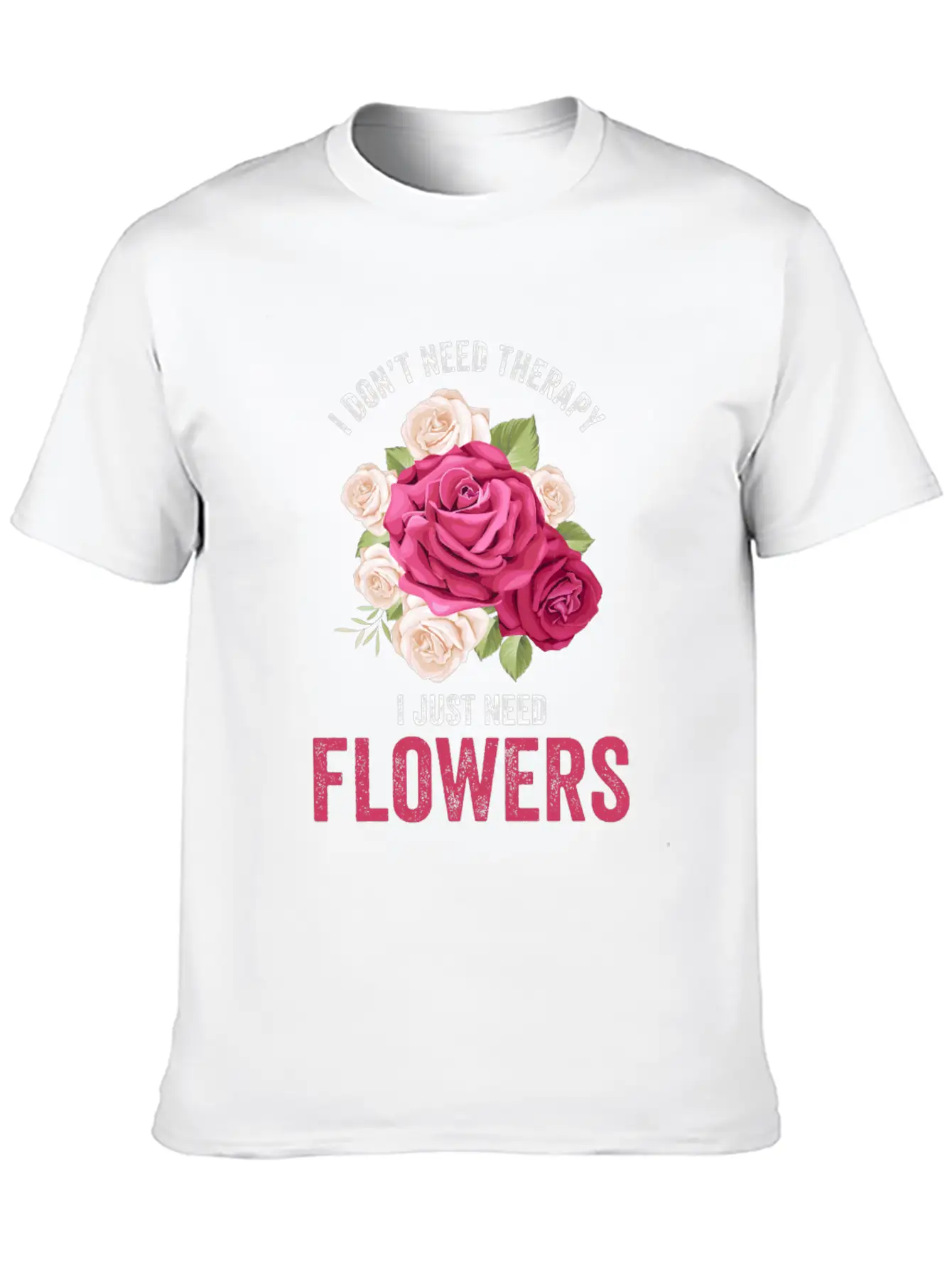 Florist Florist Flowers Flower Bouquet Unisex Short Sleeve Soft Cotton T-Shirt – Casual Everyday Wear