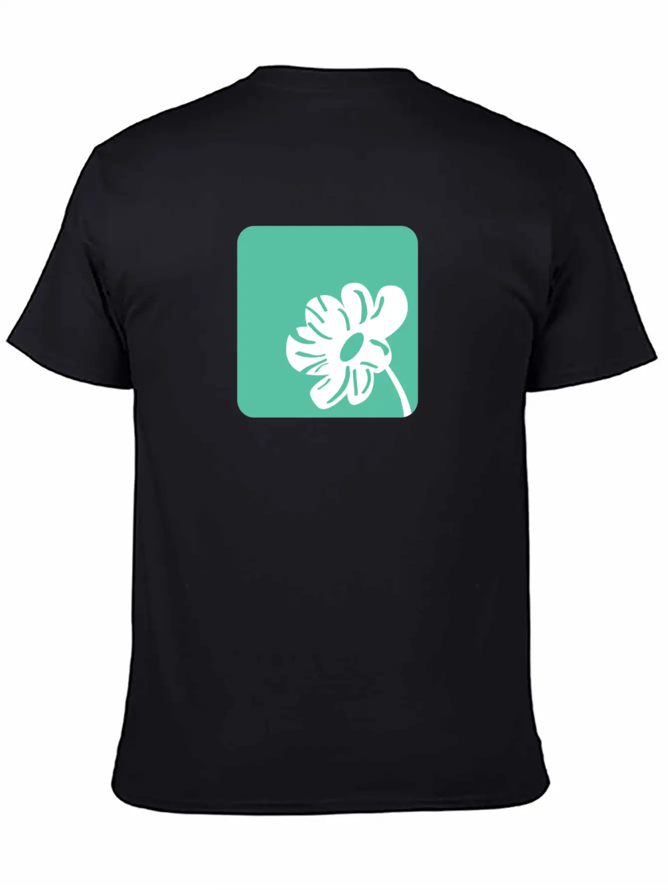 FLOWER 100% NATURAL ORGANIC BIO Unisex Short Sleeve Soft Cotton T-Shirt – Casual Everyday Wear