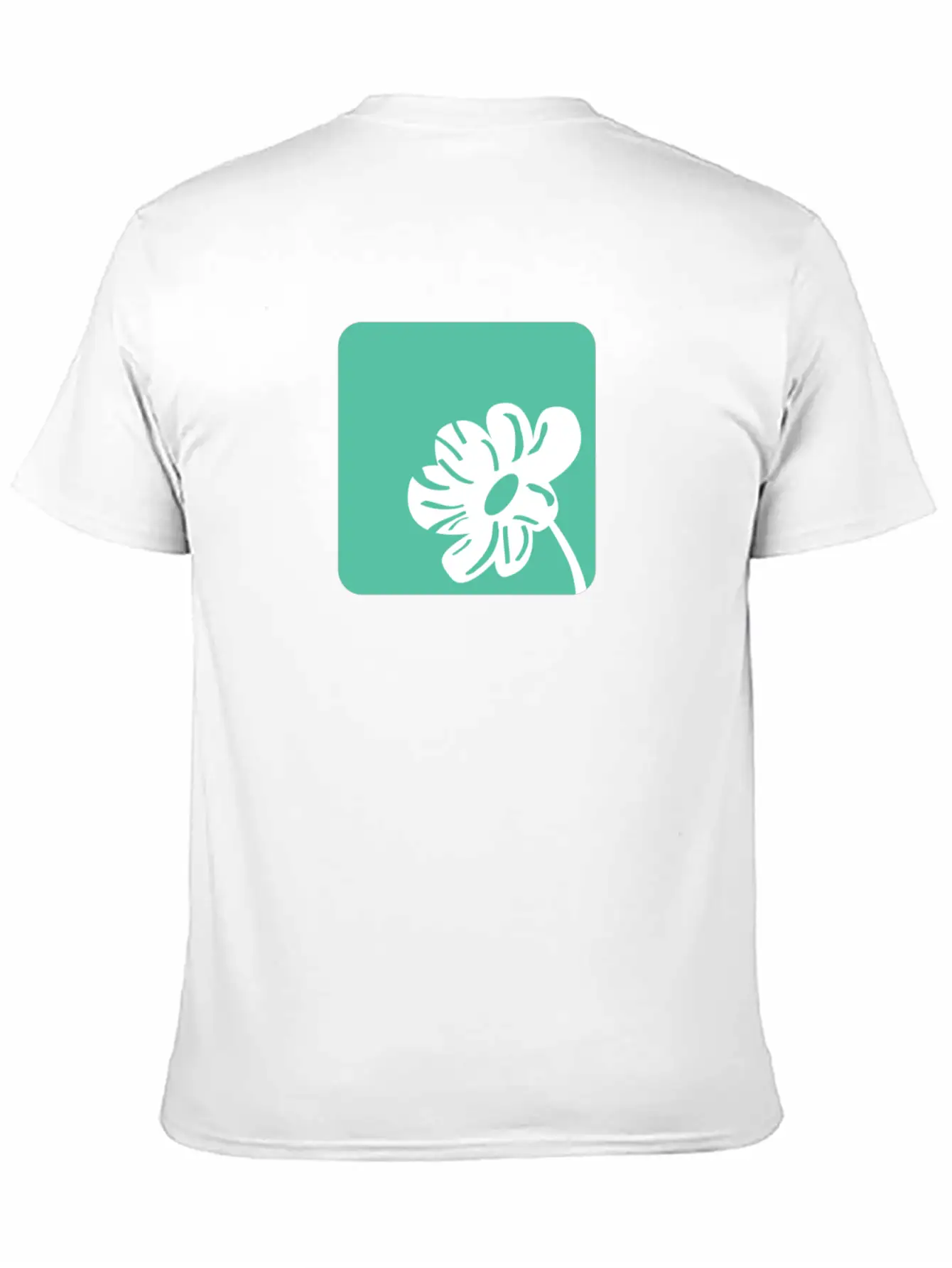 FLOWER 100% NATURAL ORGANIC BIO Unisex Short Sleeve Soft Cotton T-Shirt – Casual Everyday Wear