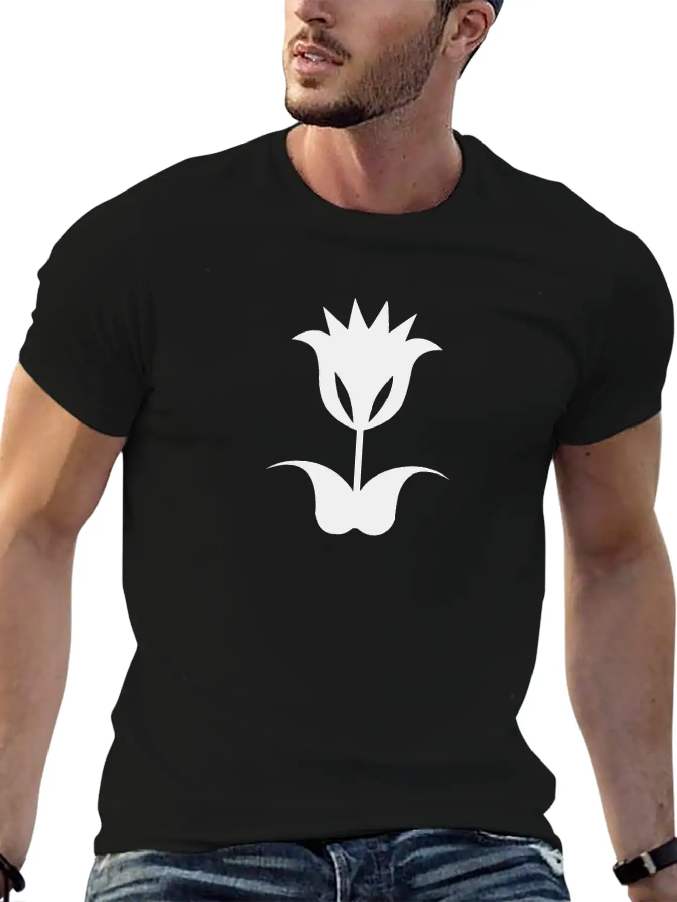 Flower And Floral Symbol Basic Graphic T-Shirt – Daily Comfort In Soft Cotton