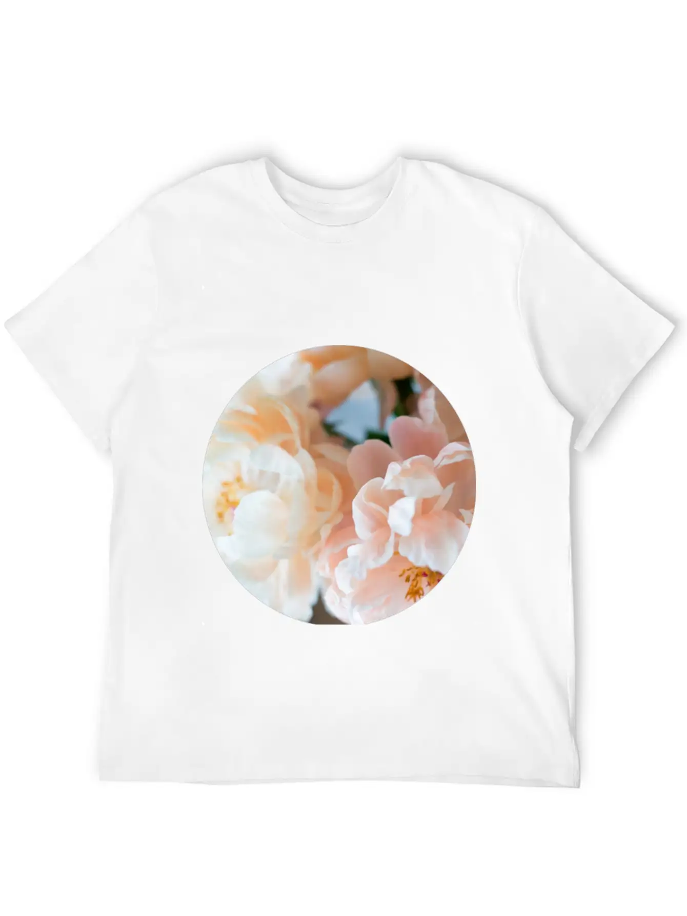 Flower Circle Stylish Everyday T-Shirt – Unisex Basic Cotton Tee