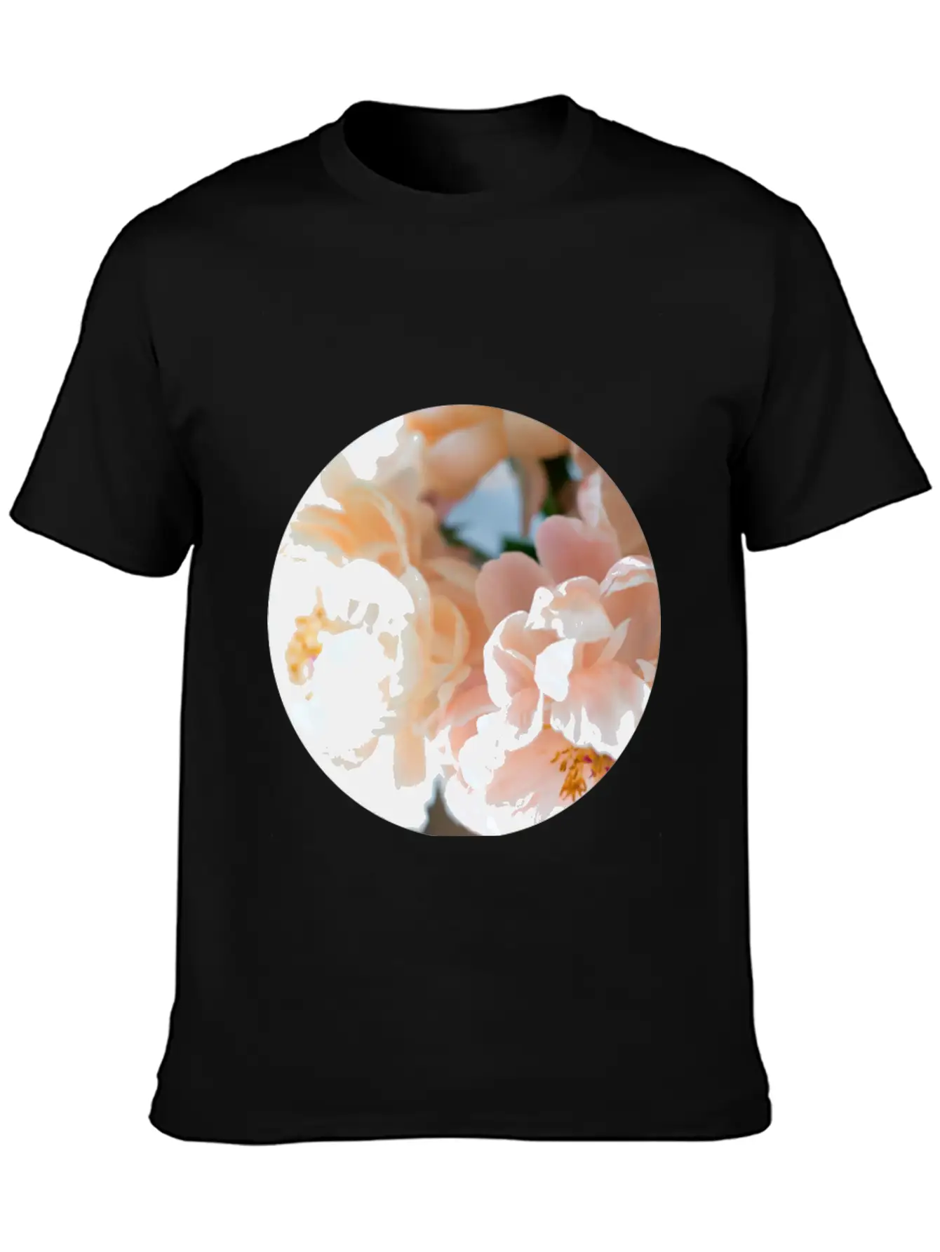 Flower Circle Stylish Everyday T-Shirt – Unisex Basic Cotton Tee