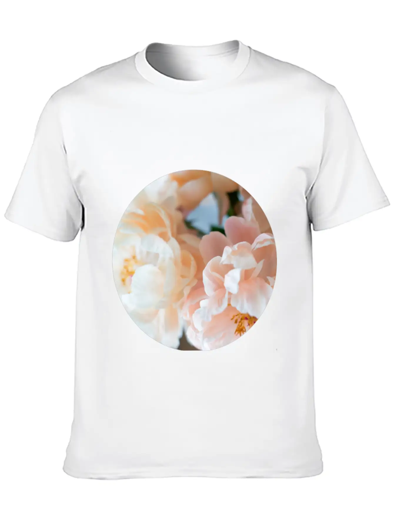Flower Circle Stylish Everyday T-Shirt – Unisex Basic Cotton Tee