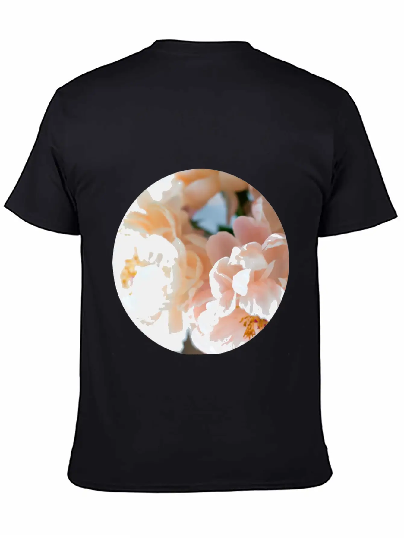Flower Circle Stylish Everyday T-Shirt – Unisex Basic Cotton Tee
